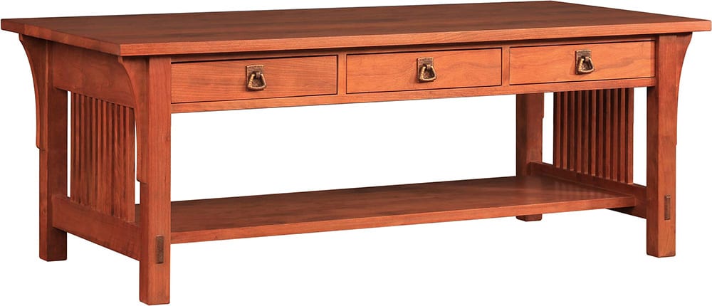 Modern 3-Drawer Cocktail Table - Stylish Living Room Furniture for Small Spaces, Perfect for Storage & Decor in Apartments, Dorms, or Offices