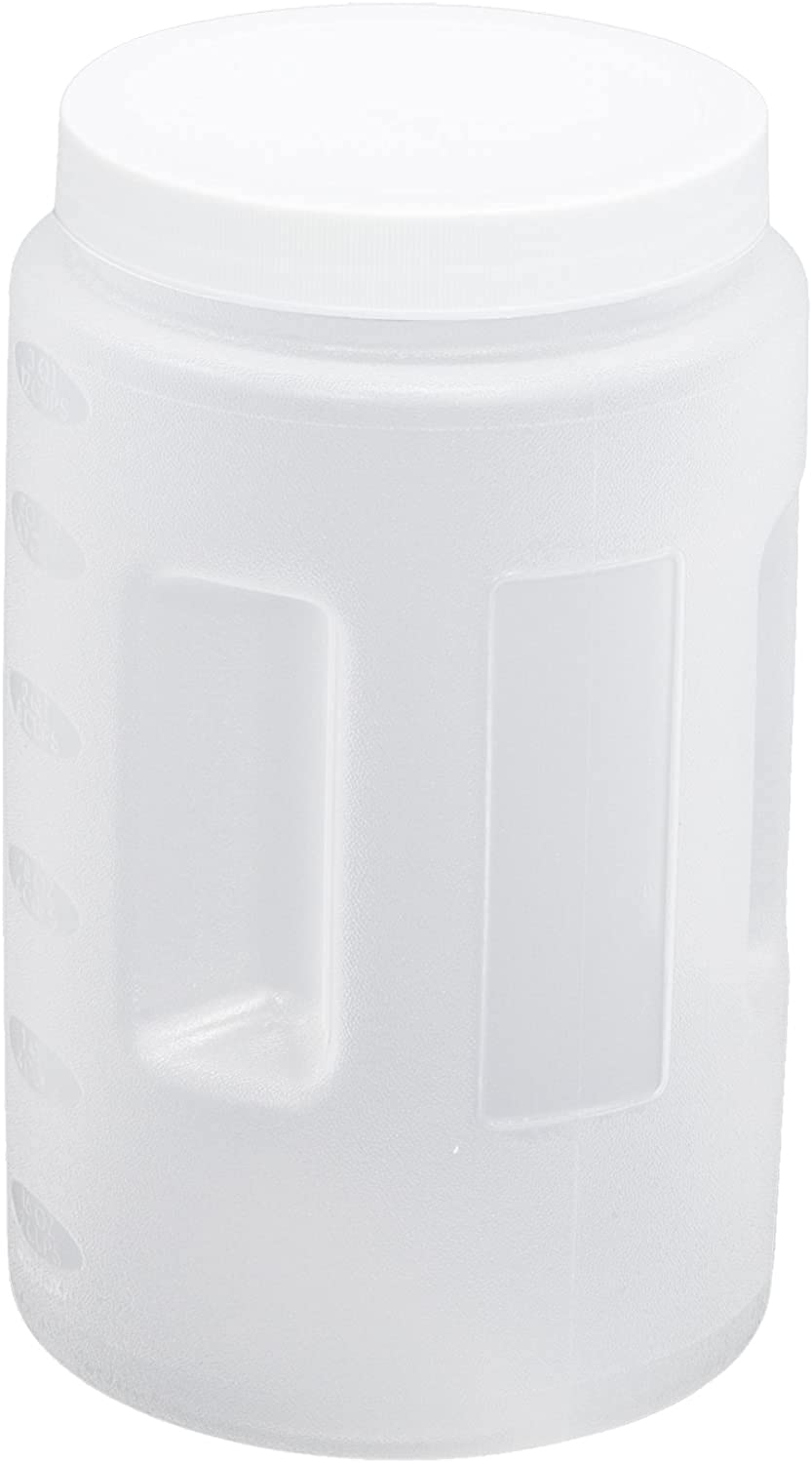 2 Qt Airtight Food Storage Containers with Twist Top Lids - BPA-Free Plastic Kitchen Organizers for Meal Prep, Leftovers & Pantry Storage by United Solutions