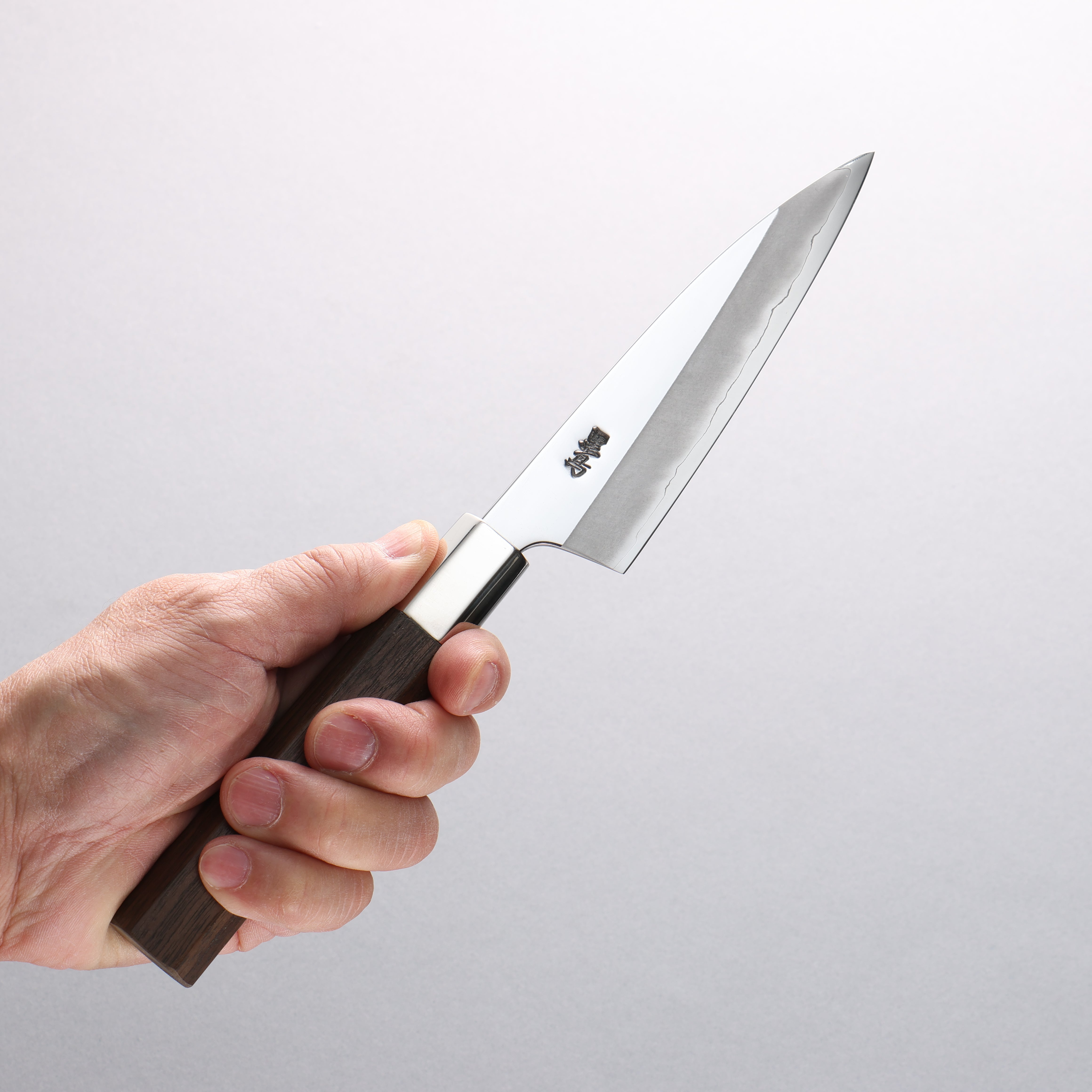 Premium Kurotori Silver Steel No.3 Migaki Fish Slicer Knife - 120mm Blade with Walnut Handle - Perfect for Sushi, Sashimi & Japanese Cuisine Preparation
