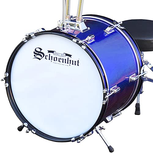 Schoenhut Blue Kids Drum Set for Toddlers - 8