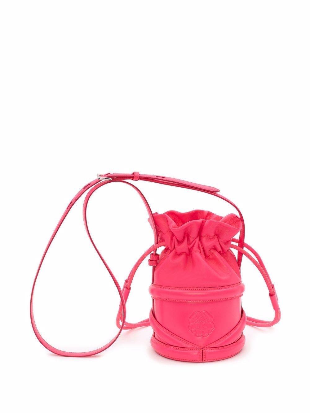 Alexander McQueen Women's Fuchsia Leather Shoulder Bag - Luxury Designer Handbag for Work, Evening & Special Occasions