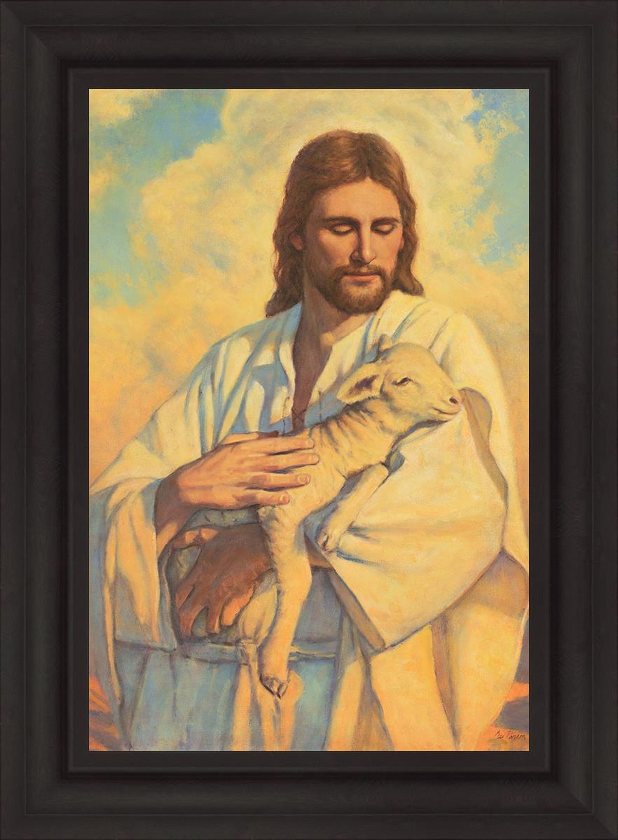 In His Arms By Del Parson - Religious LDS Art Print - Inspirational Christian Wall Decor for Home, Church & Office - Perfect for Gifts & Spiritual Spaces