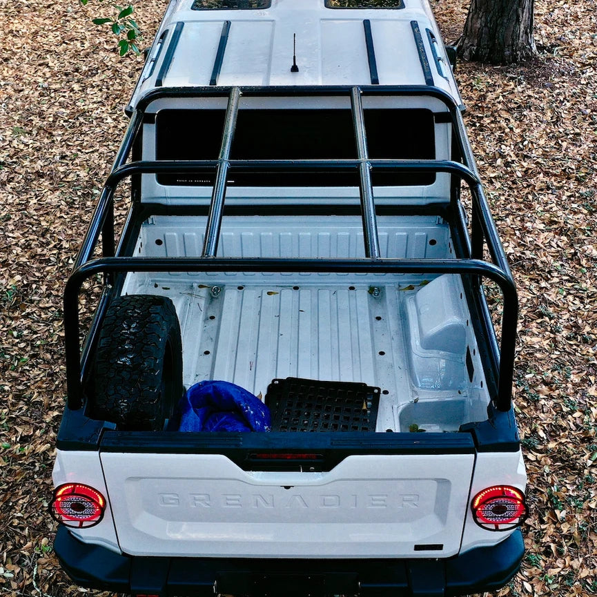 Signature Autosports Offroad Gear Bed Rack for 2023+ Ineos Quartermaster - Heavy Duty Truck Accessories for Camping & Overlanding Adventures