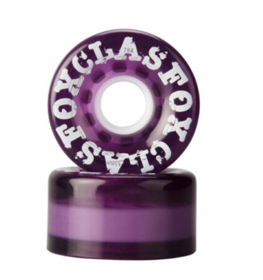 Clas Fox Outdoor Wheels 78A - High Performance Skateboard Wheels for Smooth Riding on Rough Terrain | Perfect for Street Skating, Park Cruising & Longboard Adventures