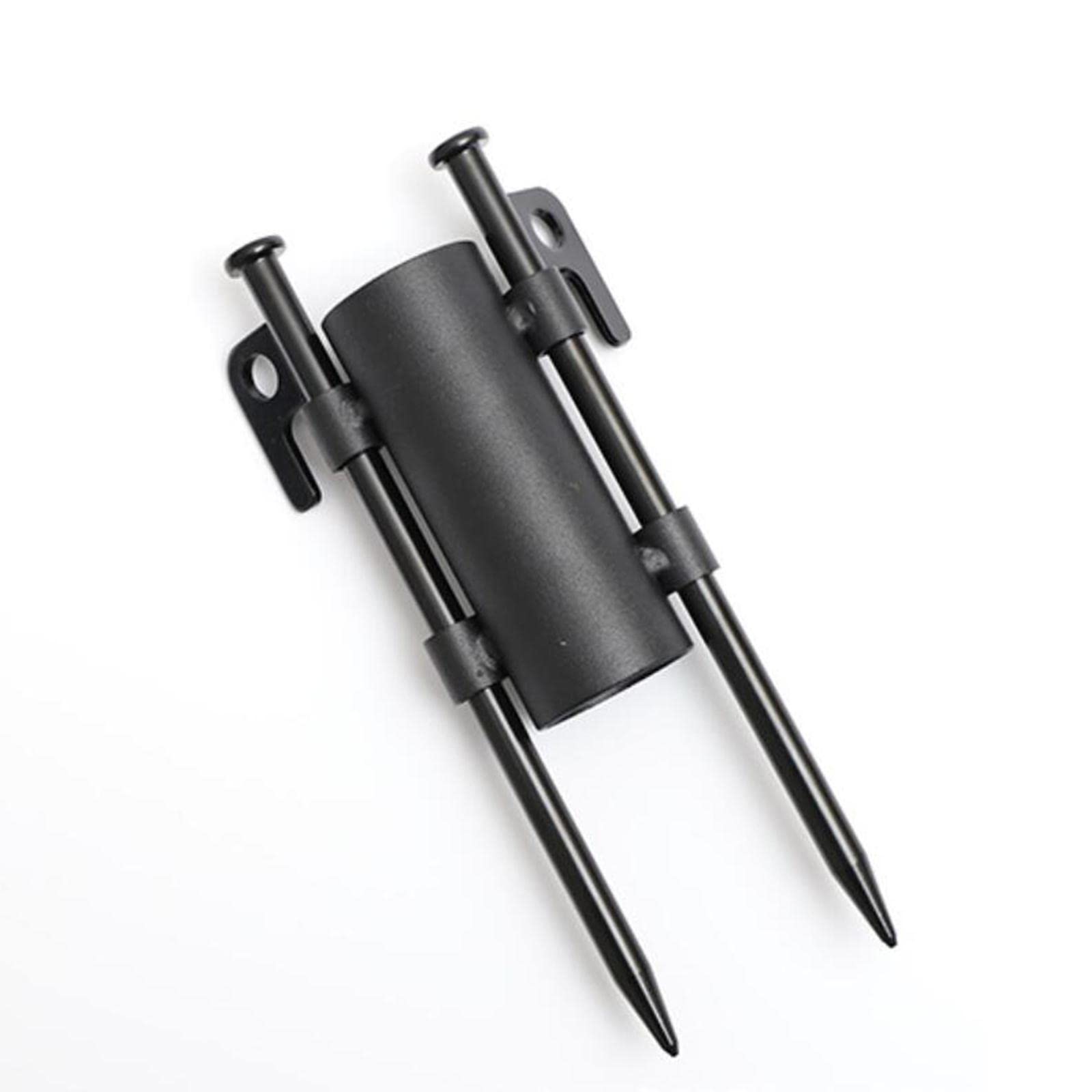 LOSA 40cm Windproof Camping Canopy Tent Rod Holder & Awning Pole Stand with Heavy Duty Tent Stakes - Perfect for Outdoor Camping, Hiking, Beach and Picnic Shelter
