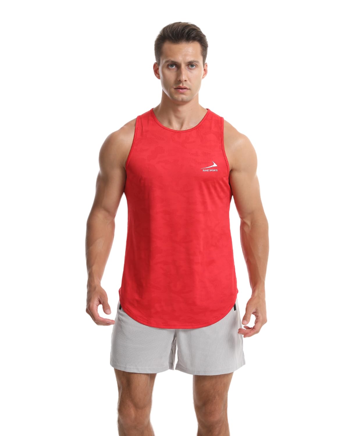 Men's Quick-Dry Workout Tank Top - Muscle Fitness Bodybuilding Running Sleeveless Shirt for Gym, Training & Outdoor Sports
