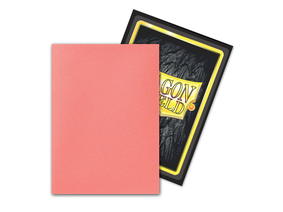 Dragon Shield Dual Matte Peach Sleeves - Premium Matte Finish for MTG, Pokemon, and Yugioh Cards - Perfect for Gaming, Collecting, and Tournament Play