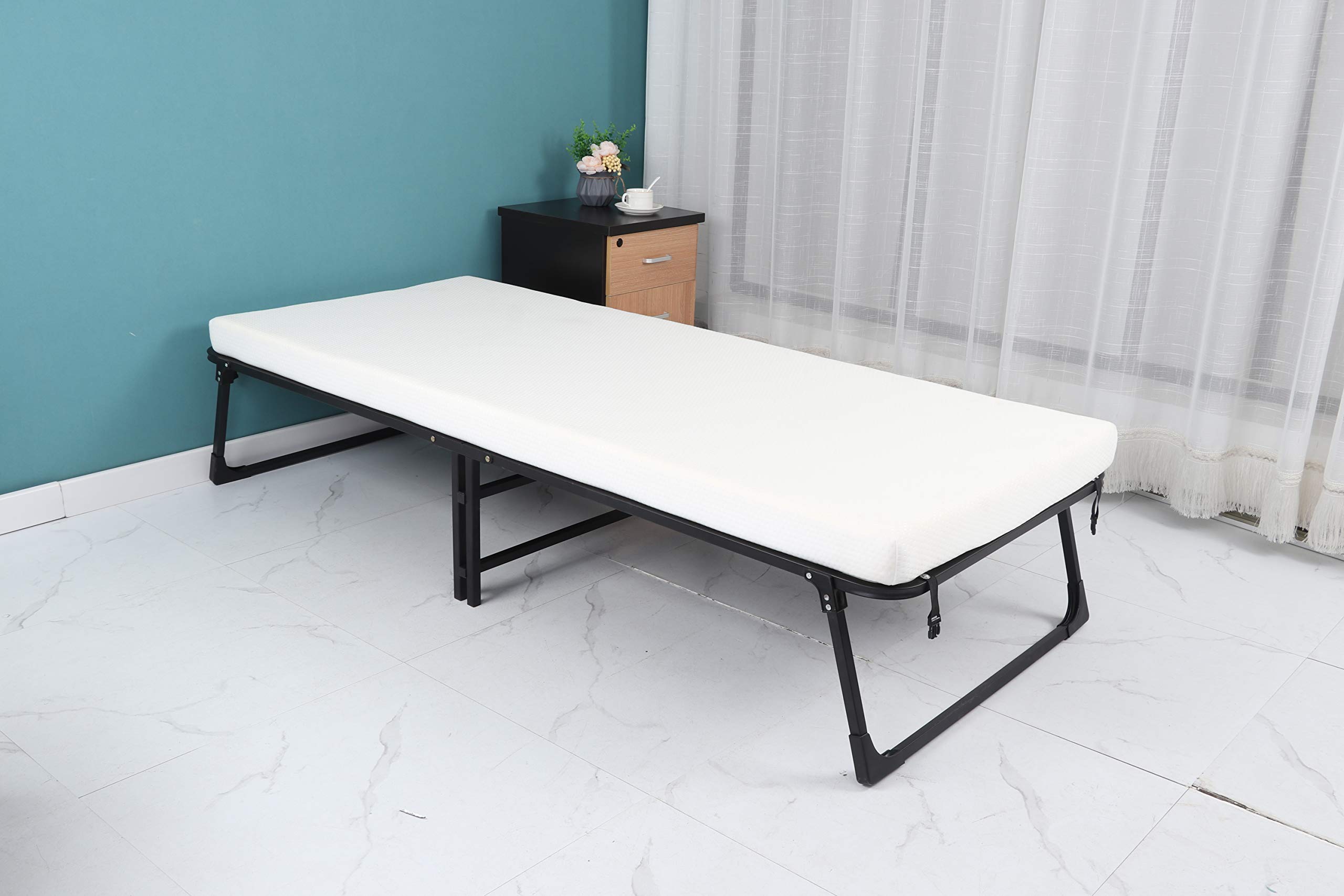 Foldable Guest Bed with 3