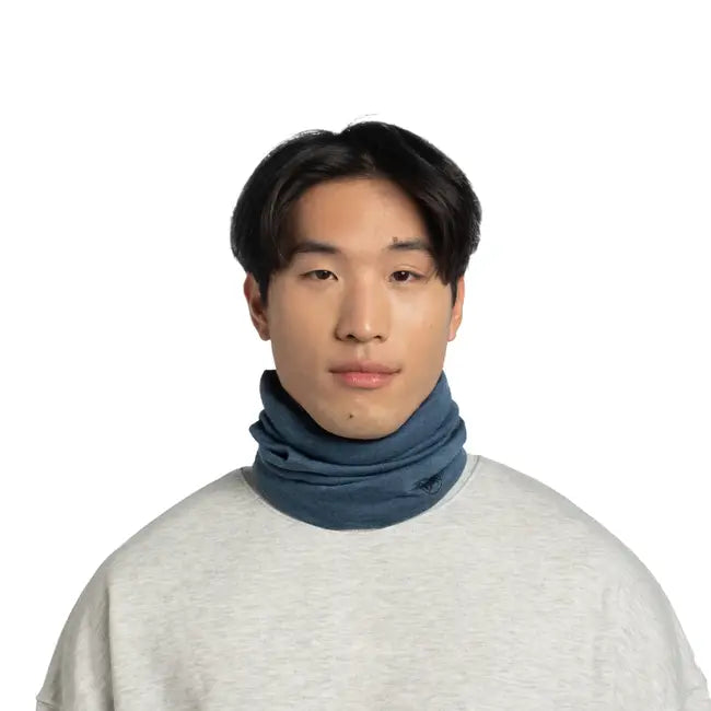 BUFF Merino Midweight Melange Tempest Neck Gaiter - Warm & Breathable Wool Scarf for Hiking, Running & Outdoor Activities