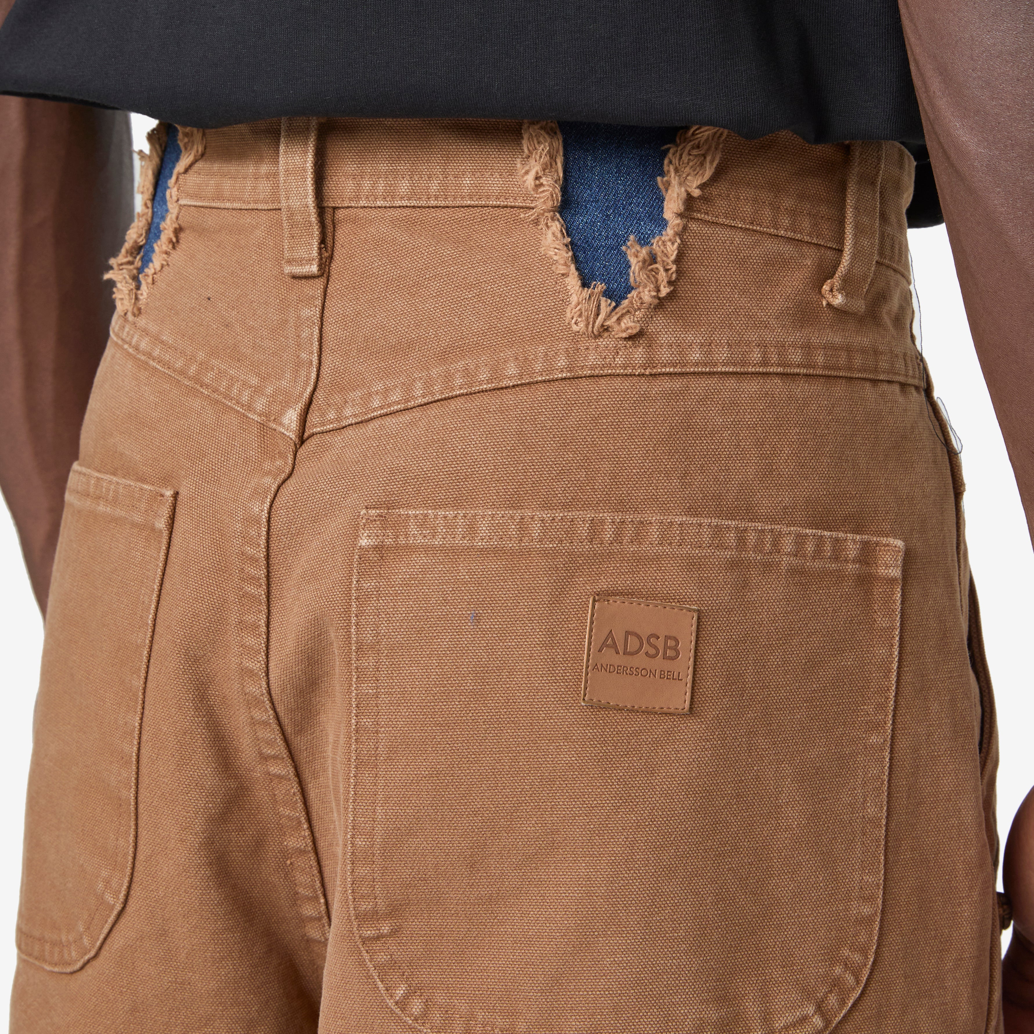 Re Make Carpenter Jeans for Men - Durable Work Pants in Brown & Blue | Perfect for Construction, Woodworking & Outdoor Activities