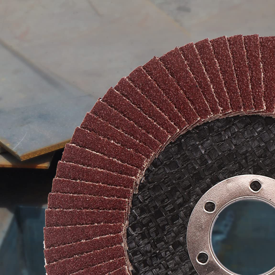 ATOPLEE 10-Pack 125mm Flap Discs for Angle Grinder - 40 Grit Abrasive Sanding Wheels for Metal, Wood & Paint Removal - Perfect for Grinding, Polishing & Surface Prep