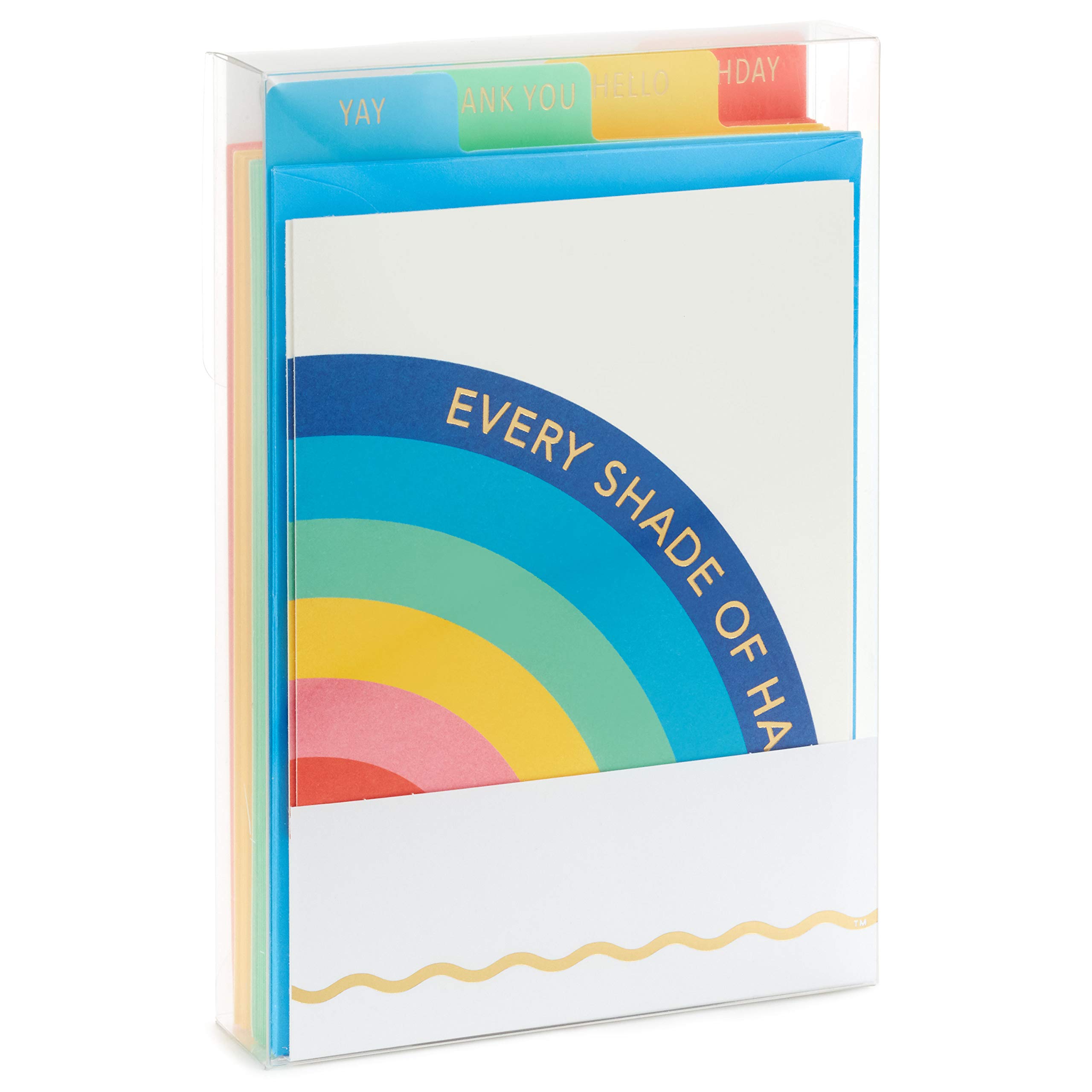 Hallmark All Occasion Crayola Greeting Cards Set - 20 Pack with Birthday, Thank You & Blank Cards for Kids, Teachers & Friends | Perfect for School, Office & Home Celebrations