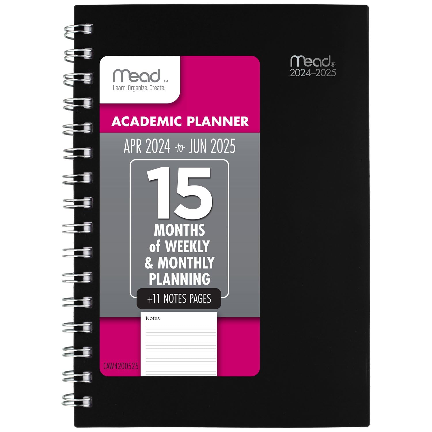 2024-2025 Mead Academic Planner - Weekly & Monthly Organizer, 5.5