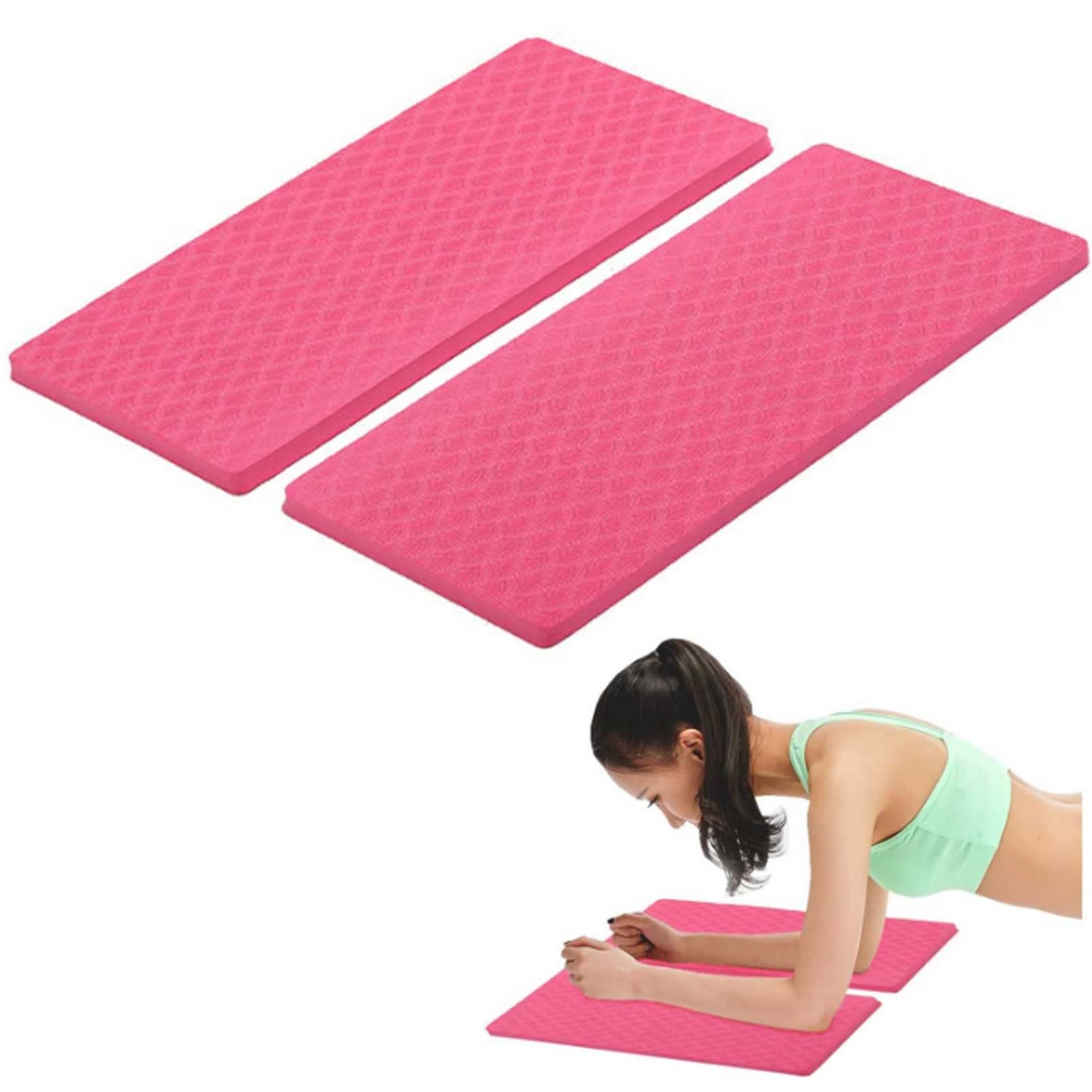 BAASC Thickened Yoga Knee Pads (2-Pack) - Premium Kneeling Cushion for Yoga, Fitness, Exercise & Gardening - Non-Slip Knee Support for Workouts, Meditation & Home Use