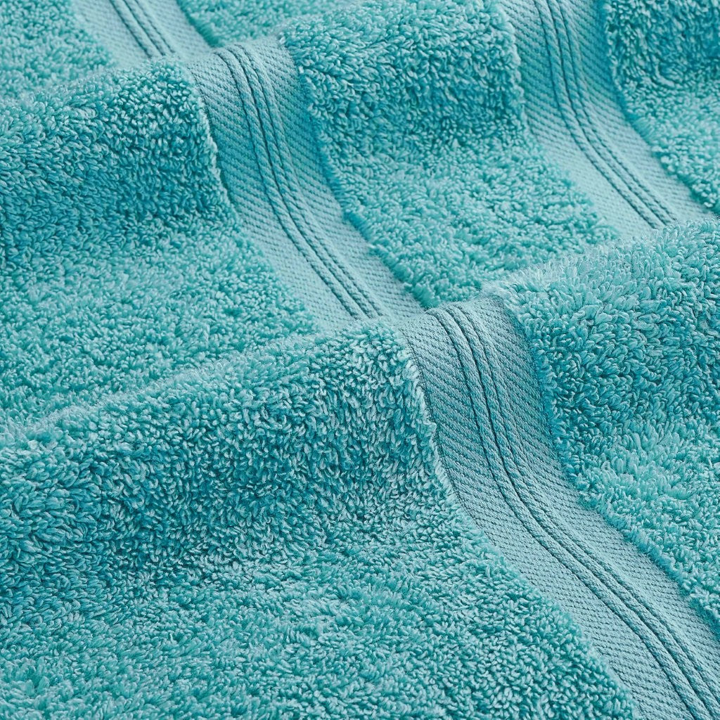 Premium Smart Dry Zero Twist Cotton 9-Piece Towel Set - Ultra Soft & Absorbent Bath Towels, Hand Towels & Washcloths for Spa, Bathroom & Luxury Home Use