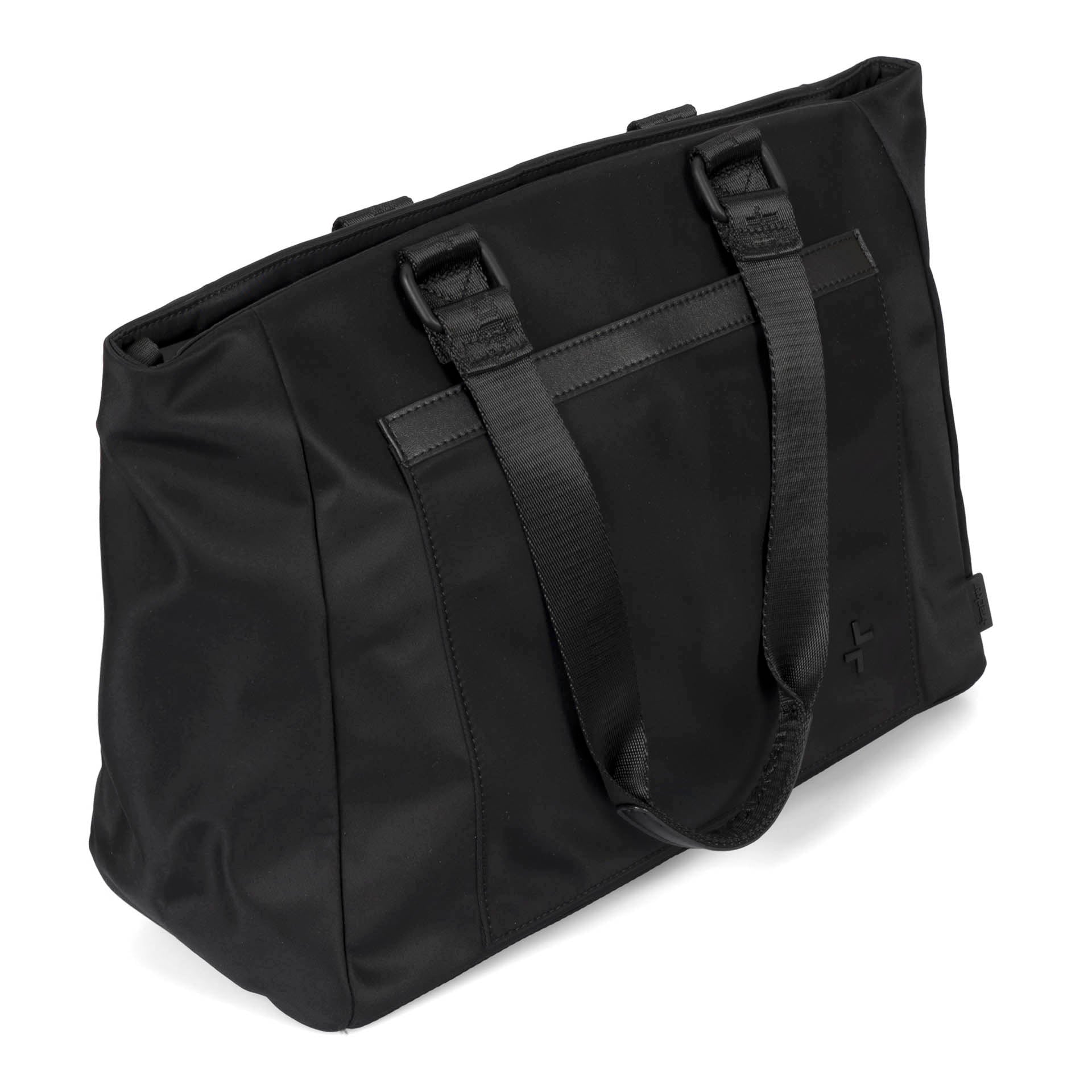 Tracker Basic Nylon RFID Blocking Tote Bag - Anti-Theft Travel & Commuter Essentials for Wallet, Phone & Passport Protection