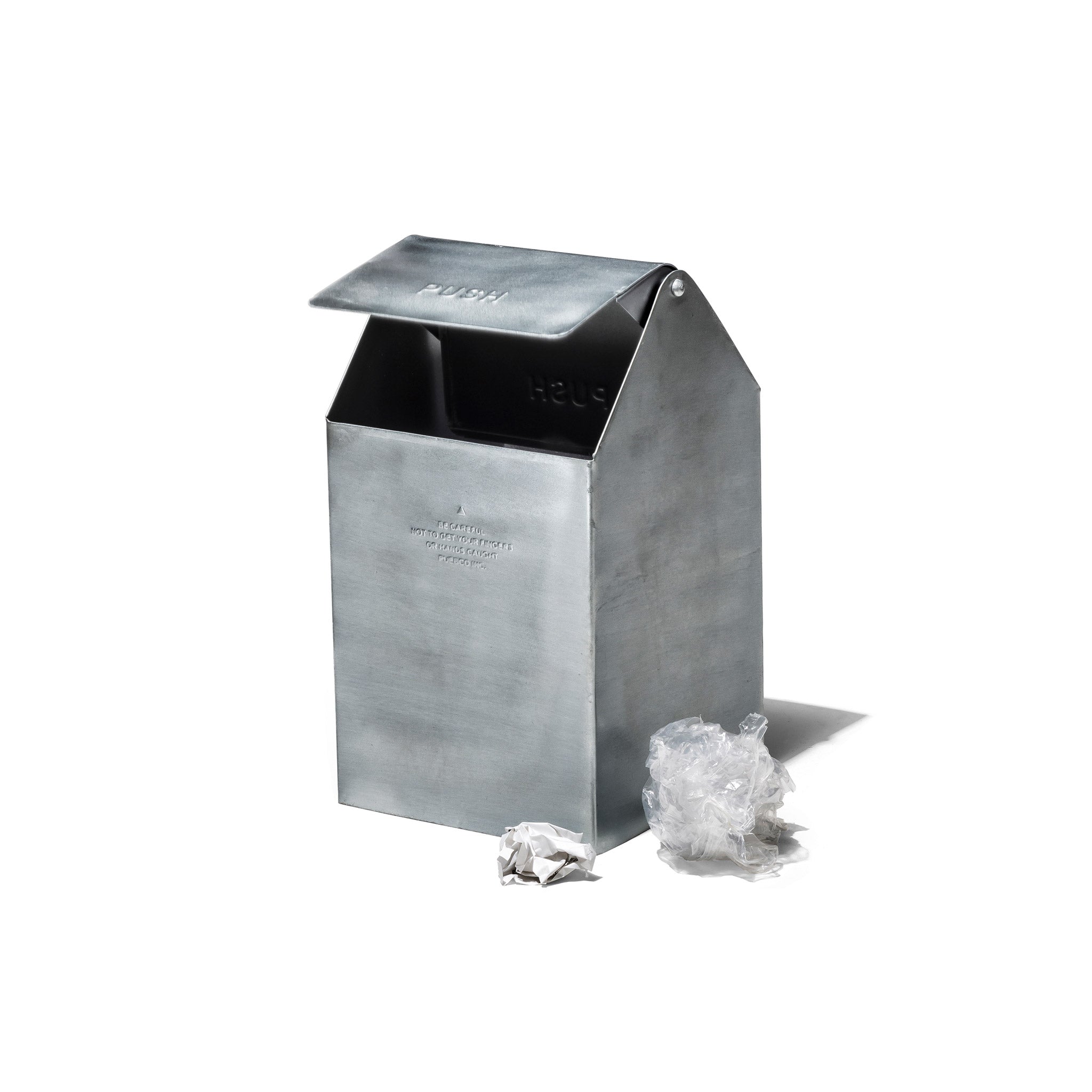 Stainless Steel Countertop Trash Can - Small Kitchen Garbage Bin with Lid for Office, Bathroom, and Home Use - Perfect for Food Scraps, Paper Waste, and Daily Trash Disposal