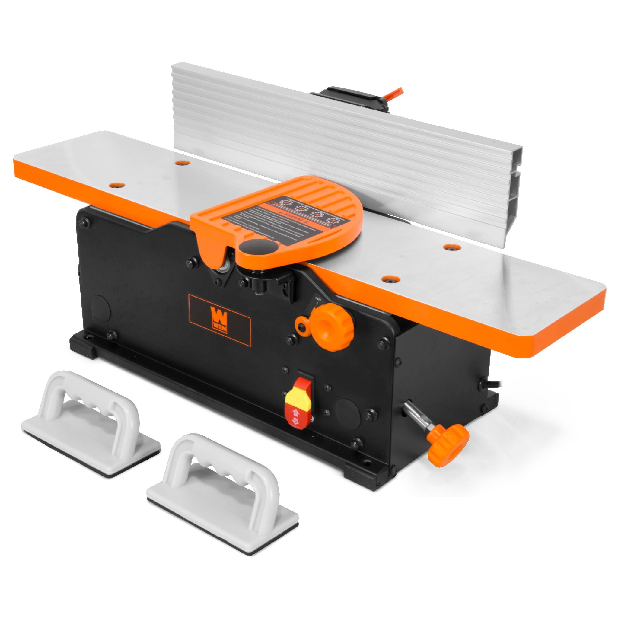 WEN JT630H 10 Amp 6 Inch Spiral Benchtop Jointer - Professional Woodworking Tool for Smoothing & Flattening Boards - Perfect for DIY Projects & Carpentry Workshops