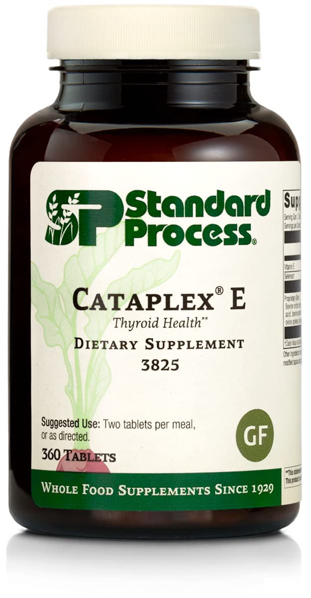 Standard Process Cataplex E - Whole Food RNA Supplement with Vitamin E, Beet Root, Ascorbic Acid & Antioxidants - 360 Tablets for Immune Support & Cellular Health - Perfect for Daily Wellness & Active Lifestyles