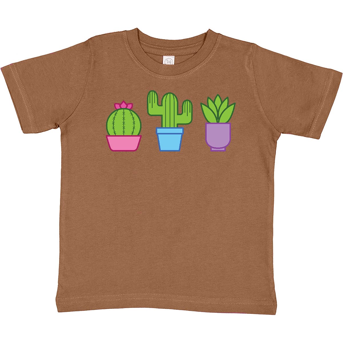 Inktastic Cute Cactus & Plants Toddler T-Shirt - Soft Cotton Tee for Baby Boys & Girls - Perfect for Playdates, Daycare & Family Photos