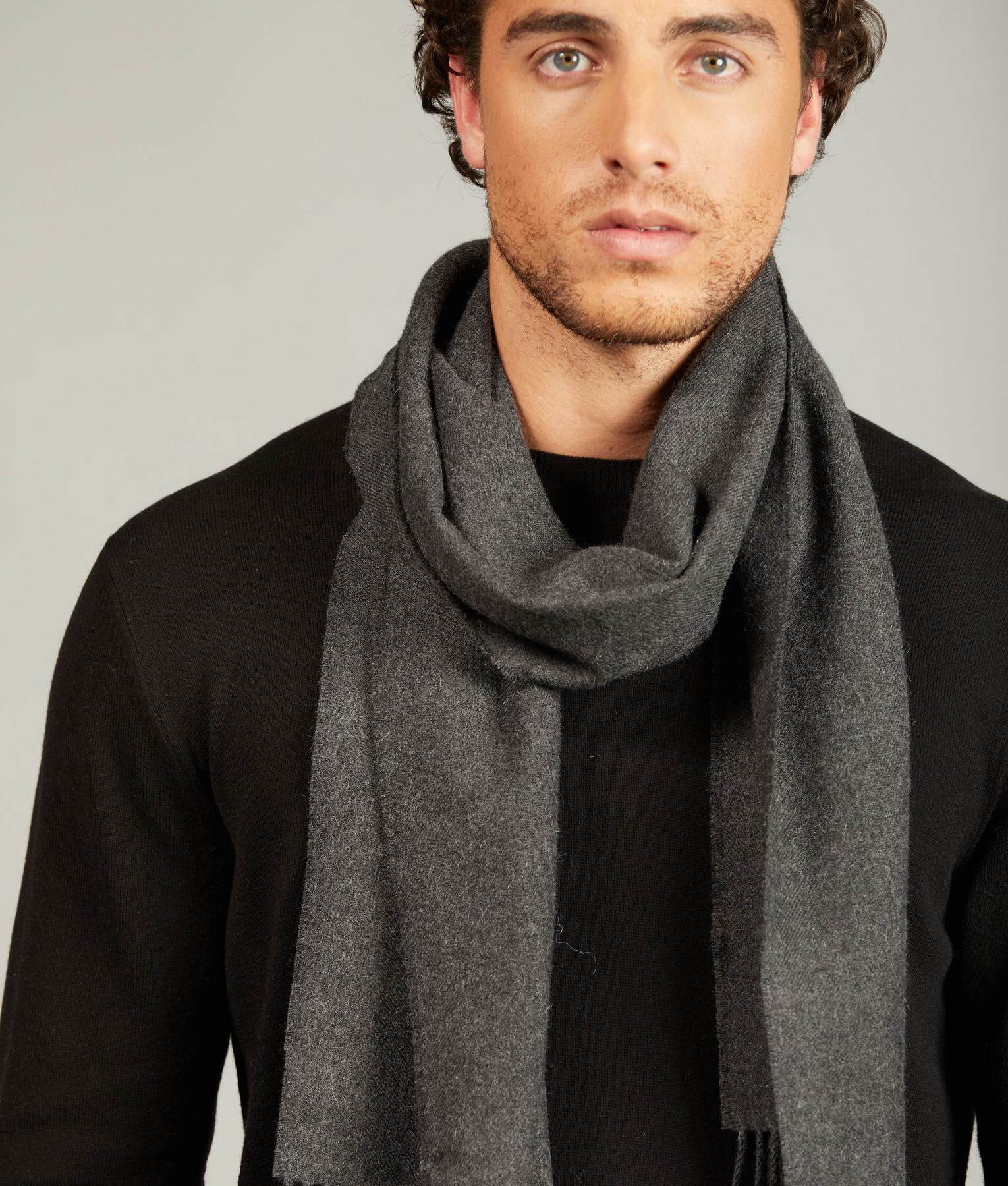 Premium Fringed Alpaca Wool Scarf - Soft & Warm Winter Accessory for Women & Men - Perfect for Cold Weather, Travel & Gift Giving