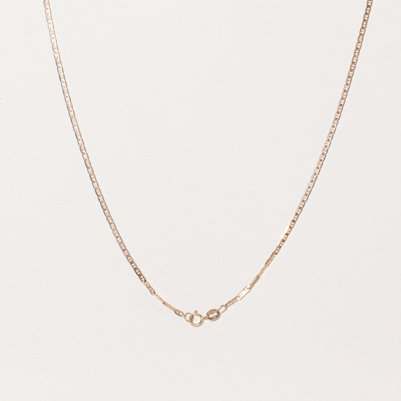 10K Yellow Gold Anchor Link Chain Necklace for Women - 20 Inch Durable & Stylish Jewelry for Everyday Wear, Gifts, and Special Occasions