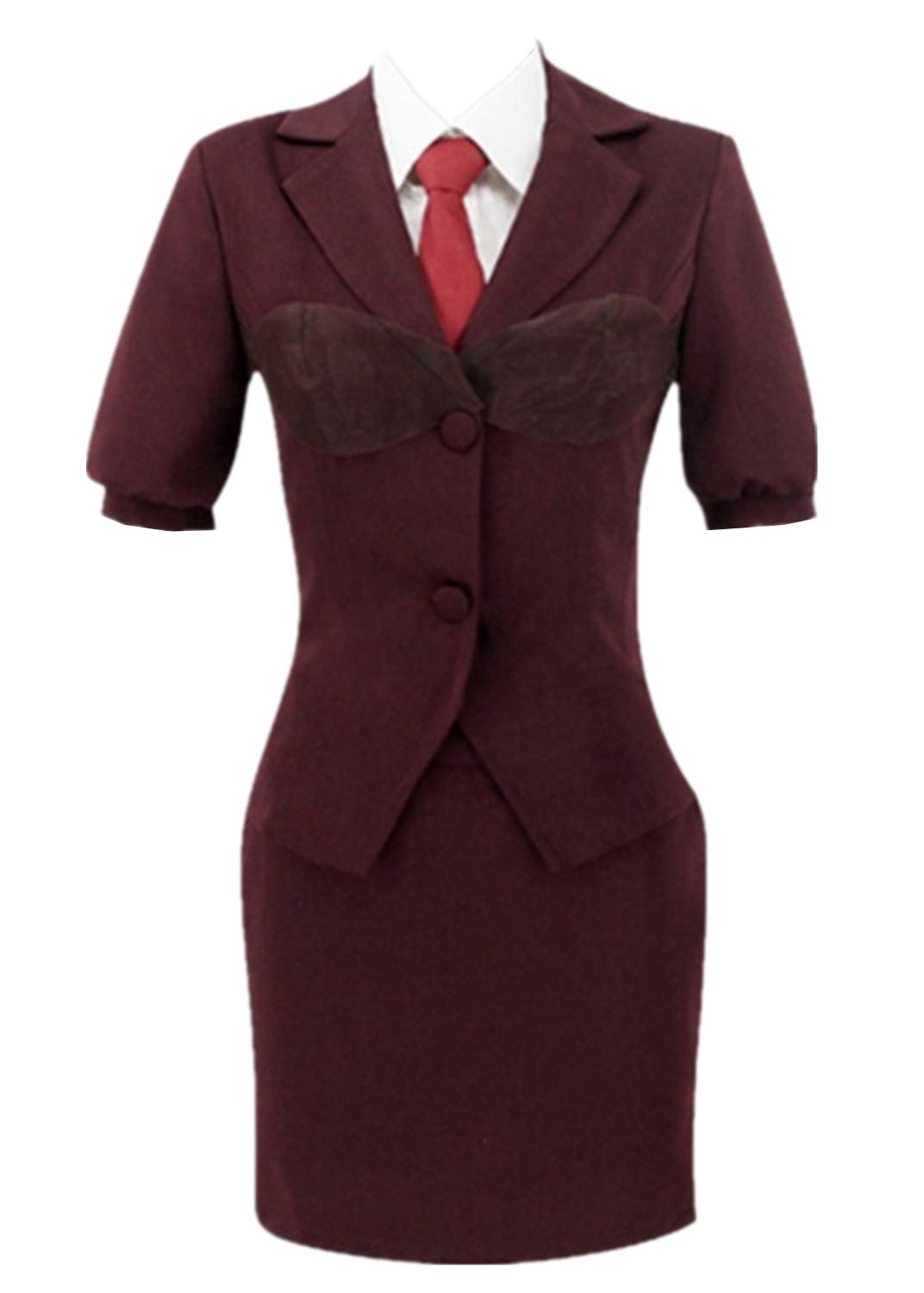 Angels of Death Catherine Ward Cosplay Costume Full Set - Halloween Anime Cosplay Outfit for Conventions, Parties & Themed Events
