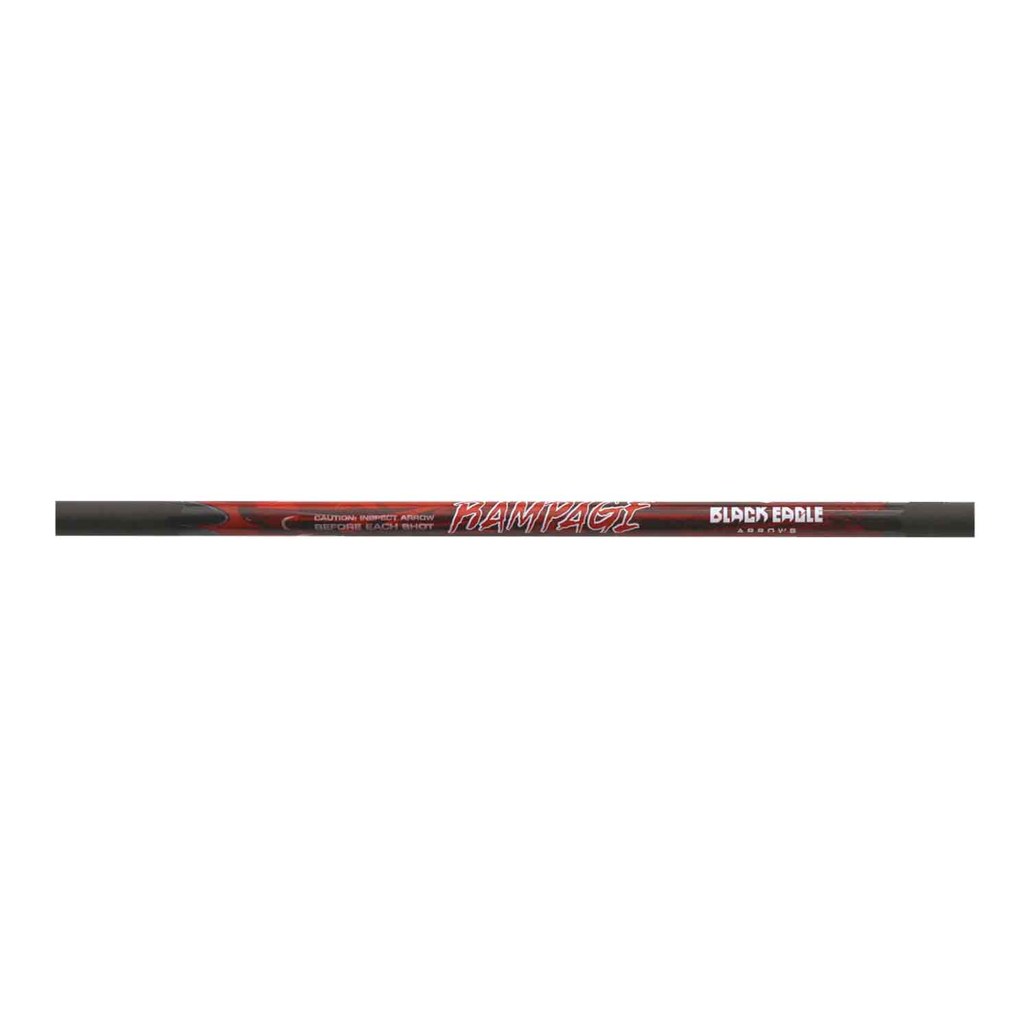 Black Eagle Rampage V1 Arrow Shafts - Platinum Bone Crushing Half Out (150 Spine .001) - High Performance Carbon Arrows for Hunting & Target Practice