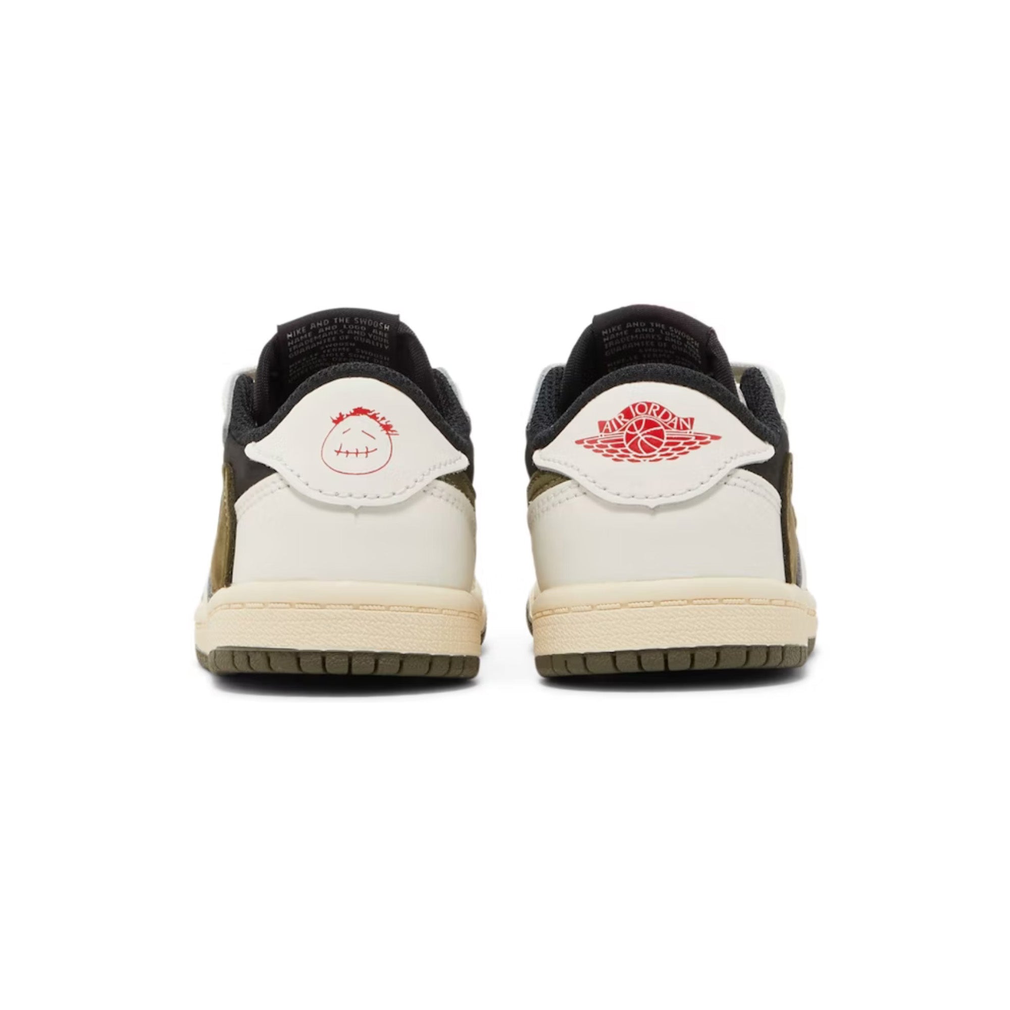 Air Jordan 1 Retro Low OG SP 'Travis Scott Olive' TD Sneakers (2023) - Men's Basketball Shoes, Casual Streetwear Fashion for Sneakerheads & Collectors - Perfect for Urban Style, Sports & Sneaker Collection