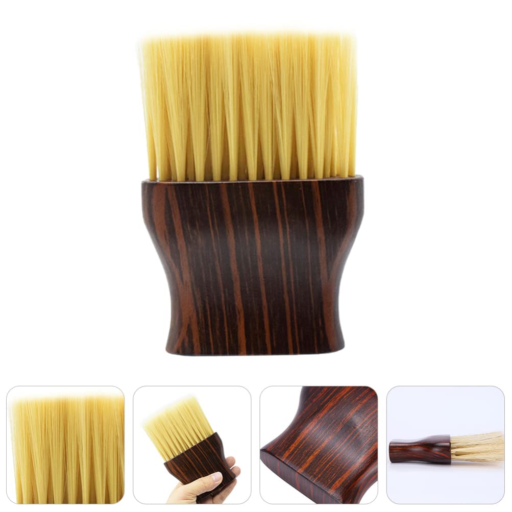1pc Professional Hair Brush & Barber Neck Duster - Soft Nylon Wool Hairdressing Brush for Haircut, Broken Hair Cleaning, and Face Dusting | Perfect for Salon, Home Use, and Child Hair Care