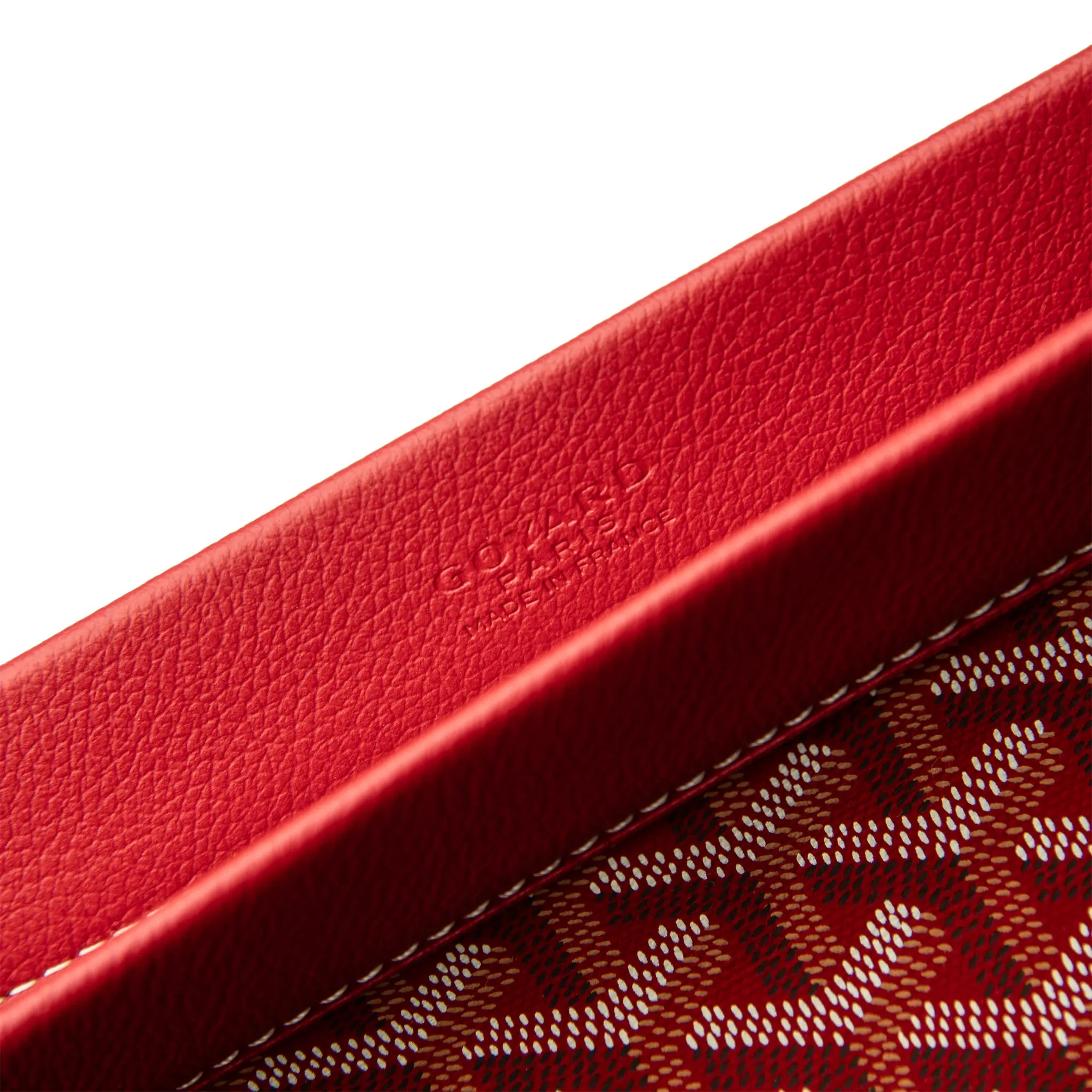 Goyard Conti Red Leather Pouch - Luxury Crossbody Bag for Women - Perfect for Travel, Parties & Everyday Use