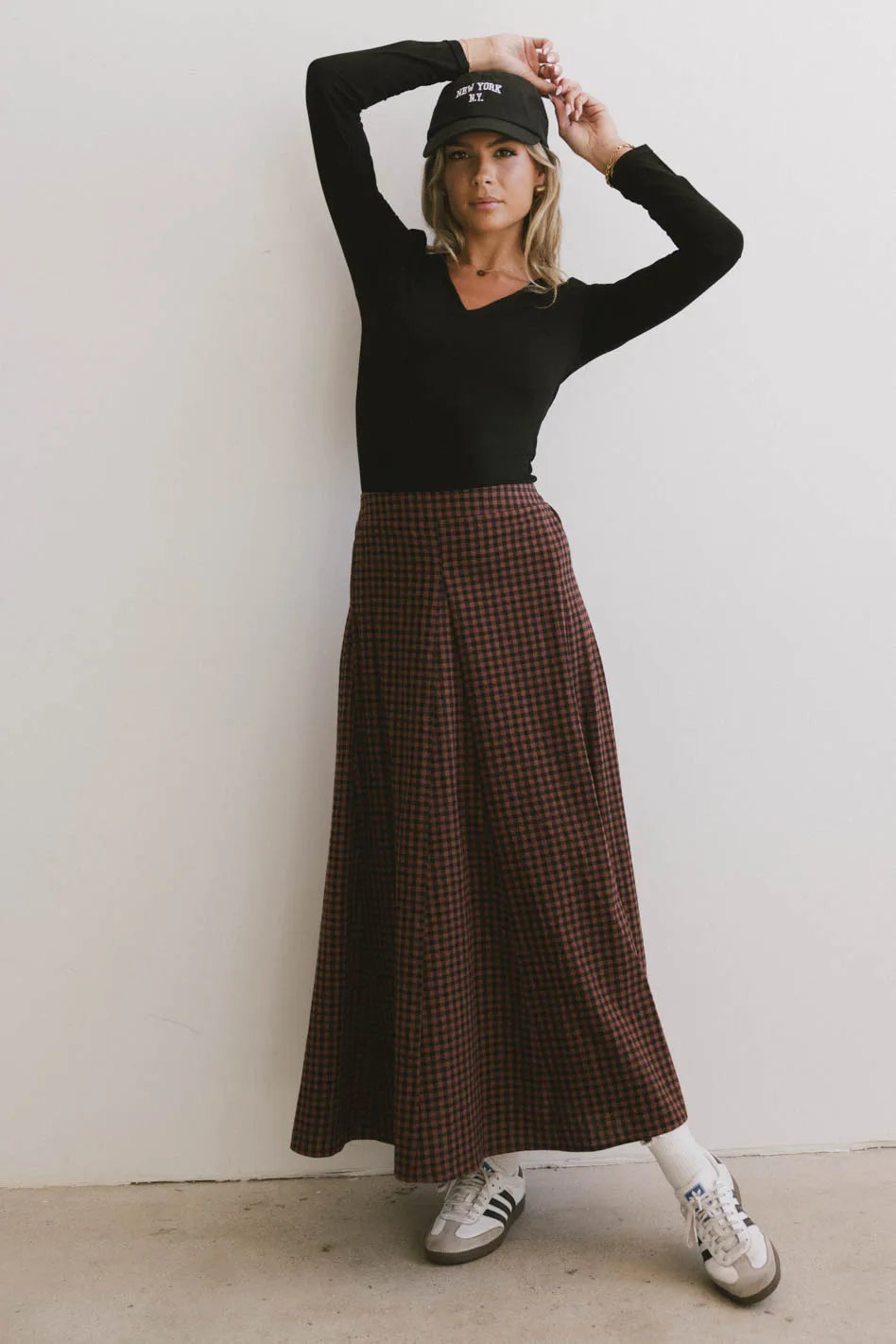 Elegant Fawn Maxi Skirt for Women - Flowy Long Boho Skirt with Pockets - Perfect for Beach, Vacation & Summer Outfits