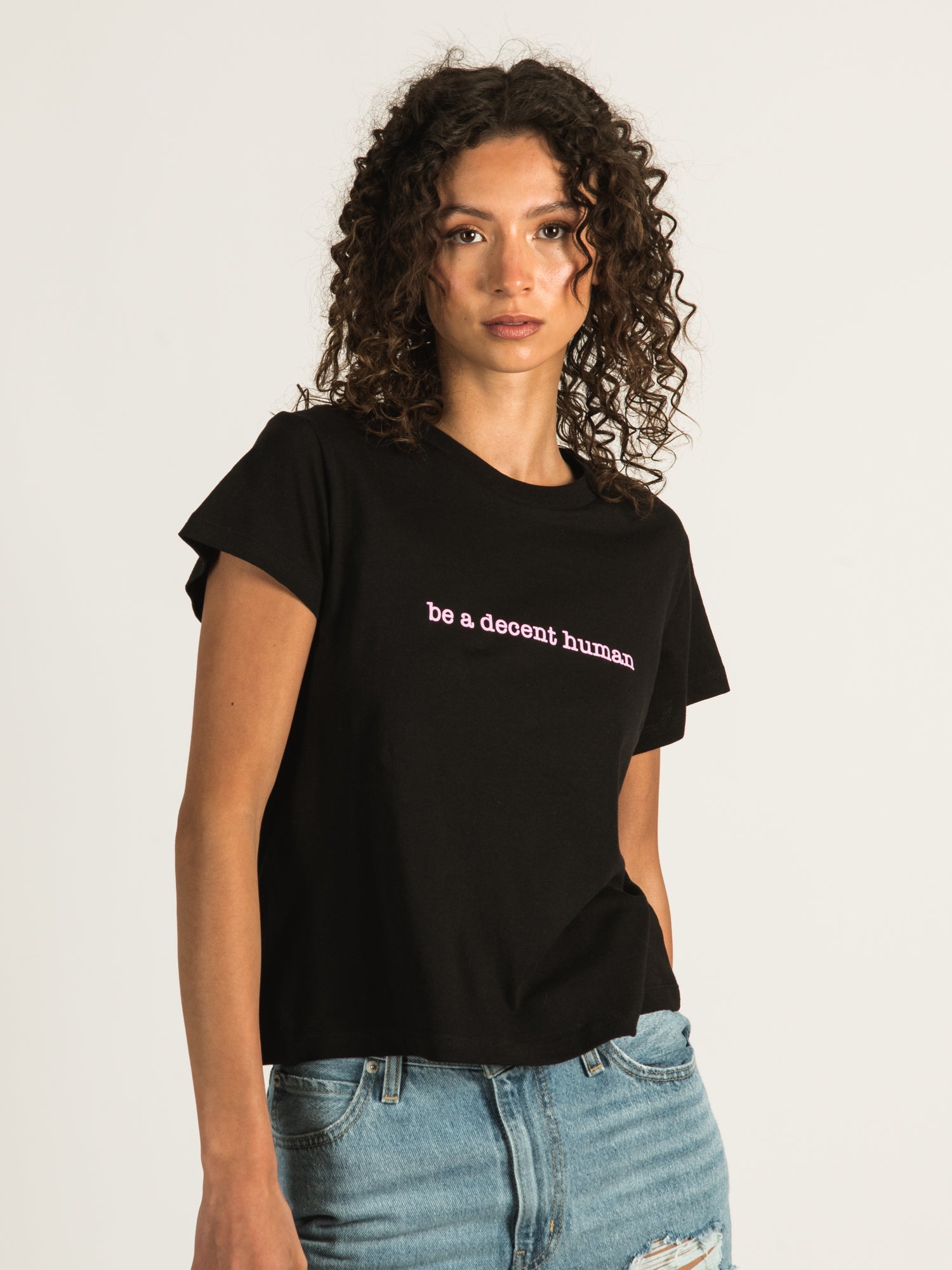 Barstool Sports Be a Decent Human BF T-Shirt - Men's Funny Graphic Tee for Casual Wear & Gifts - Perfect for Parties, Sports Events & Everyday Outfits