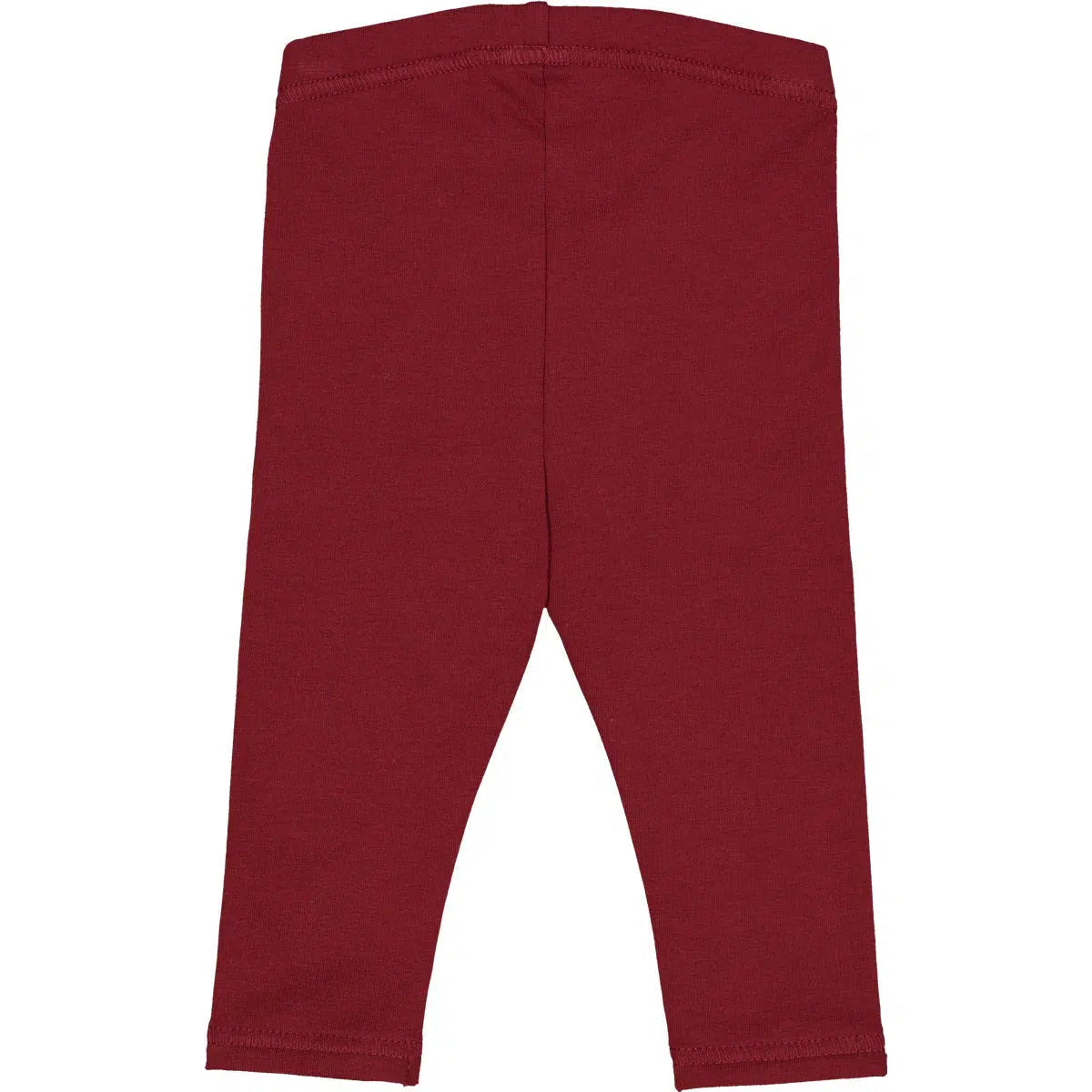 Organic Cotton Cozy Leggings for Women - Soft & Stretchy High Waist Yoga Pants - Cabernet Red - Perfect for Yoga, Lounge & Everyday Wear