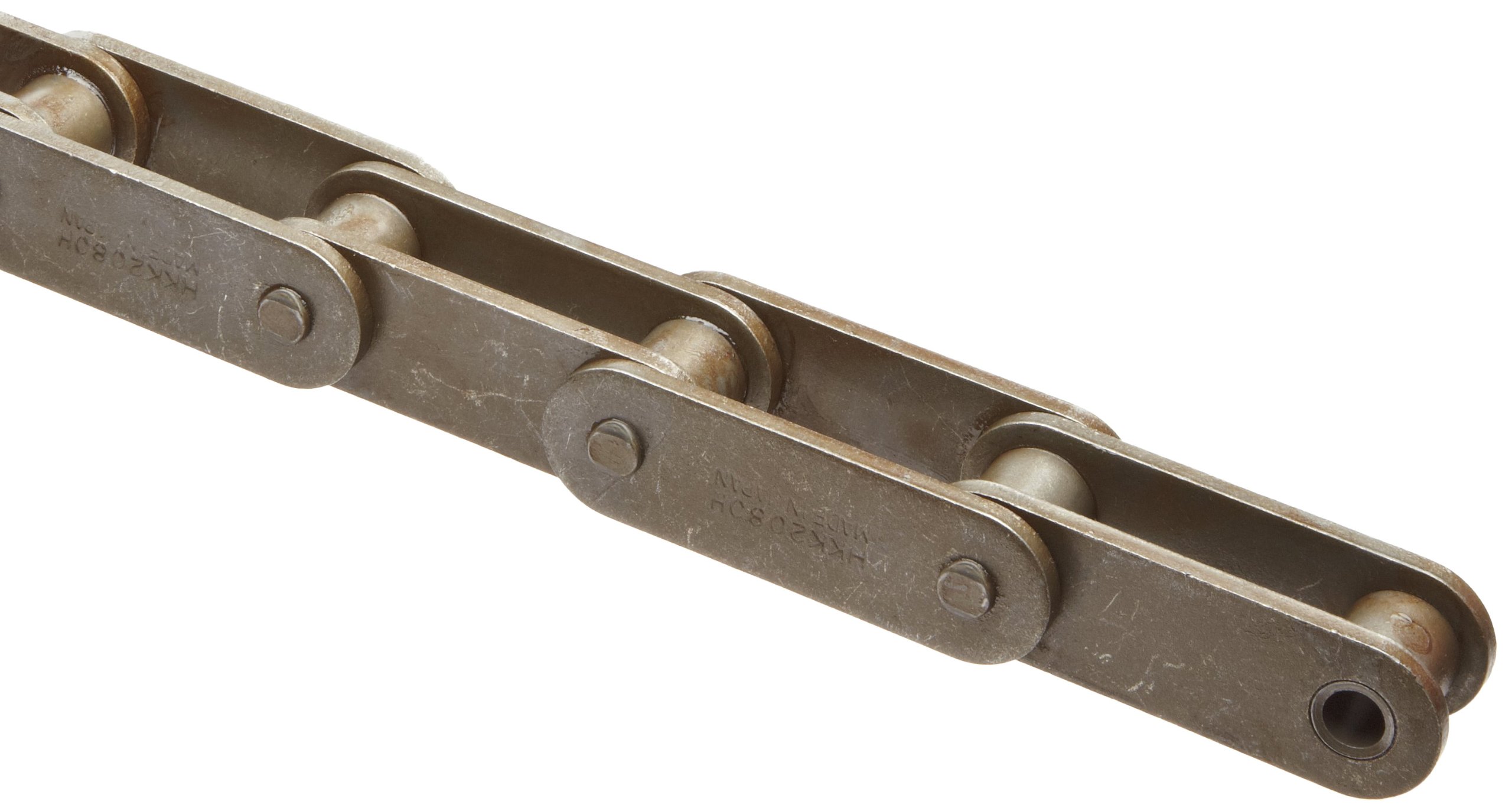 HKK ADC060R1A ANSI C2060H Single Strand Aqua Heavy Duty Roller Chain - Double Pitch, Riveted, 1-1/2