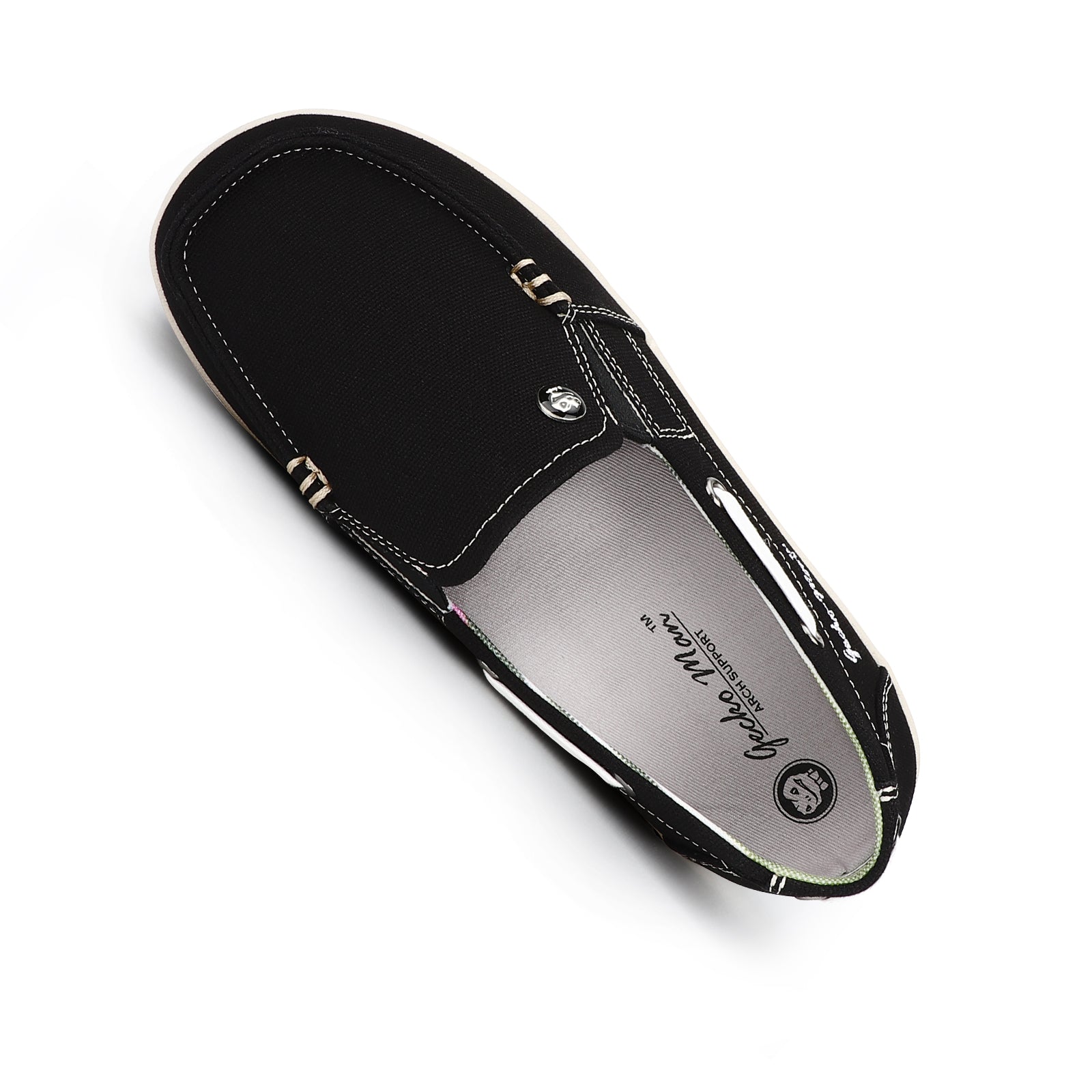 Women's Comfortable Canvas Loafer Shoes - Casual Slip-On Flats for Walking, Work & Travel - Breathable & Lightweight Everyday Shoes
