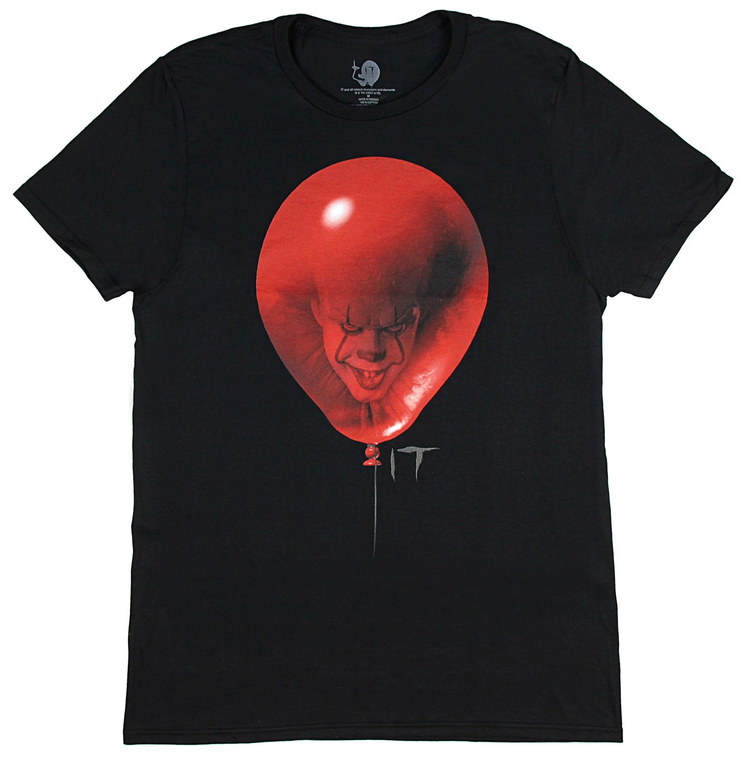 Men's Red Balloon Graphic Black T-Shirt - Soft Cotton Casual Tee for Everyday Wear, Street Style & Gifts