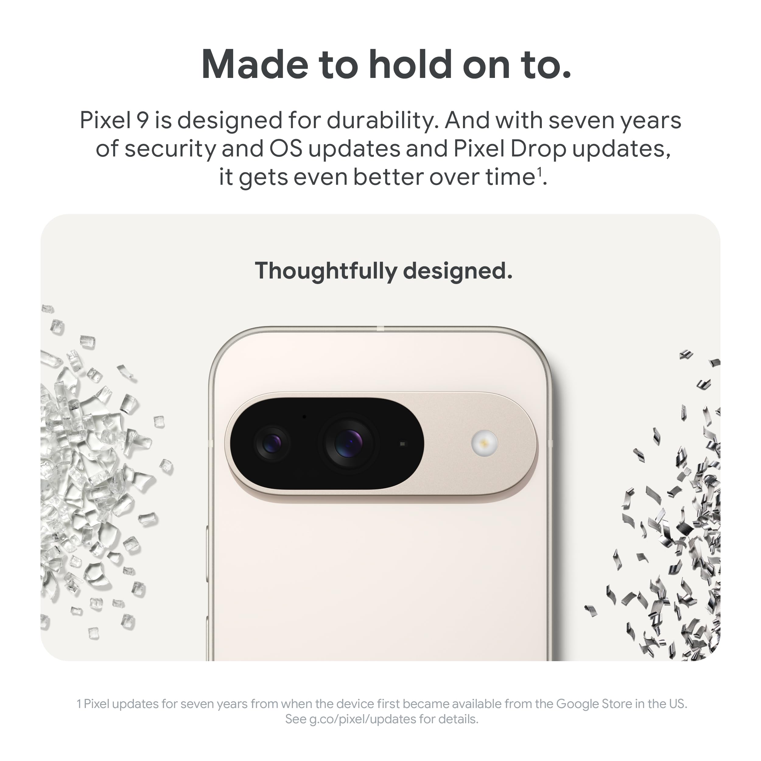 Google Pixel 9 256GB Unlocked Android Smartphone - Advanced Pixel Camera, 24+ Hour Battery, Fast Wireless Charging, Dual SIM, Powerful Security - Winter Green - Perfect for Travel, Photography & Business Professionals
