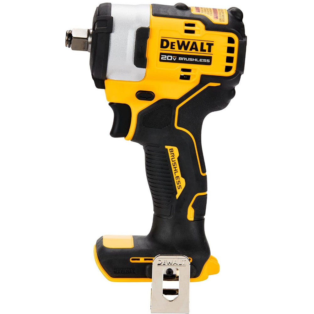 DEWALT DCF911B 20V MAX* 1/2 Inch Cordless Impact Wrench (Tool Only) - Factory Serviced with Warranty - Perfect for Automotive Repair, Construction & DIY Projects