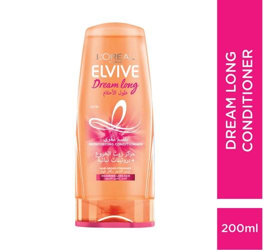 L'Oreal Paris Elvive Dream Long Conditioner for Long Hair - Hydrating & Repairing Hair Treatment for Damaged Hair - Best for Dry, Frizzy & Split Ends - Perfect for Daily Use at Home or Salon