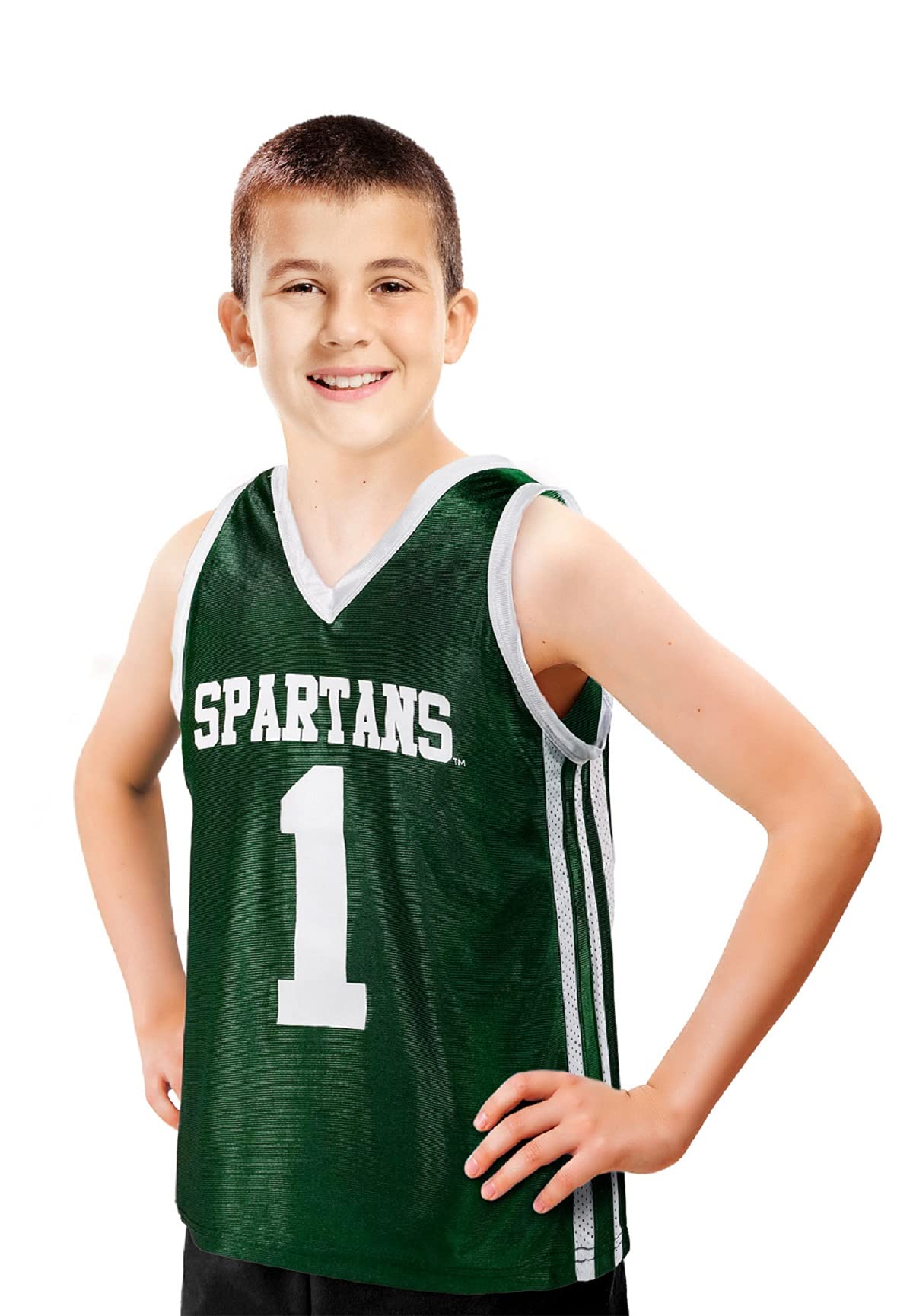 Little King NCAA Full Court Youth Boys Teen Basketball Jersey - Official Team Uniform for Games & Practice - Perfect for School, Training, and Fan Support
