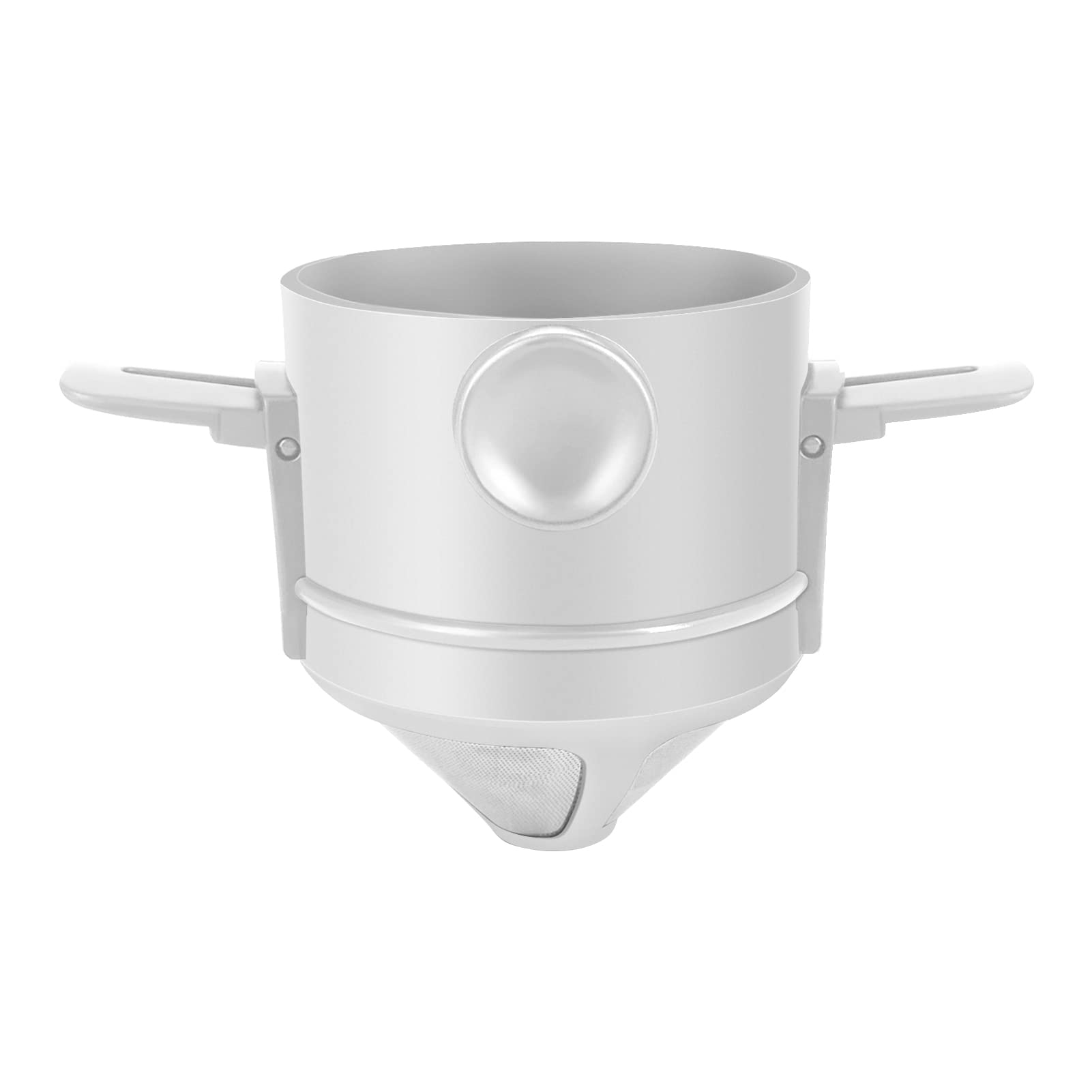 Lucare Foldable Slow Drip Coffee Cone - Reusable & Easy Clean Paperless Coffee Filter for Pour Over, Drip Brewing - Perfect for Home, Office & Camping Use