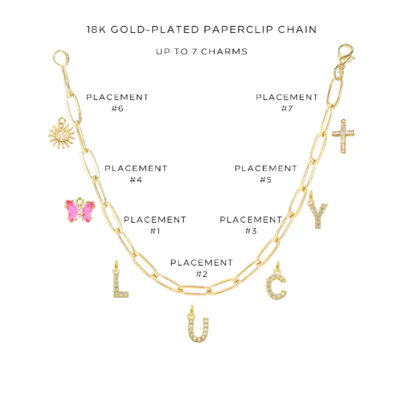 Charm Bracelet with Assorted Charms - Elegant Adjustable Jewelry for Women & Girls | Perfect Gift for Birthday, Anniversary & Special Occasions