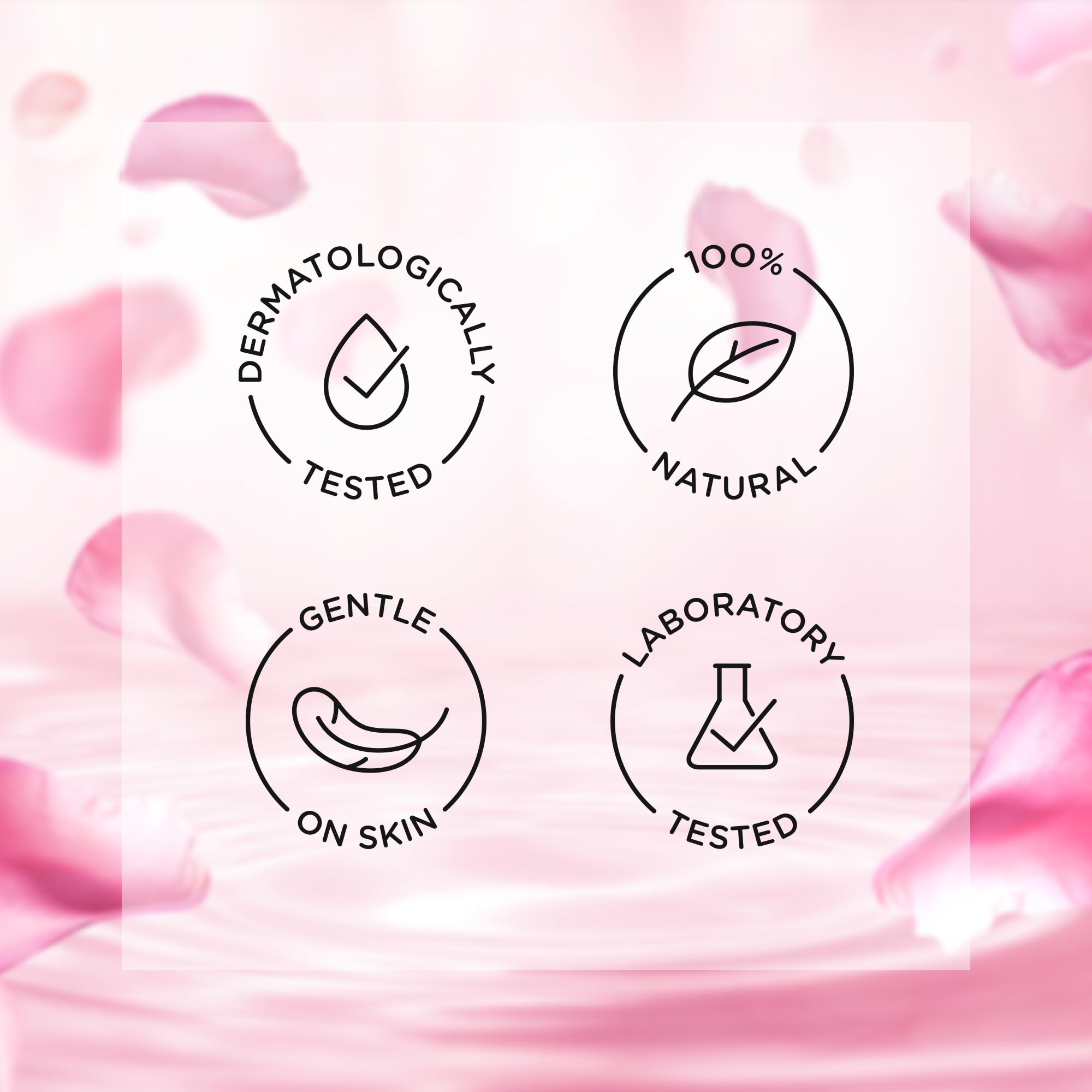 Rose Yeast Facial Cleanser for Glowing Skin - Deep Cleansing, Moisturizing & Pore Tightening | Rose Water Makeup Remover | Perfect for Daily Skincare & Post-Makeup Cleansing