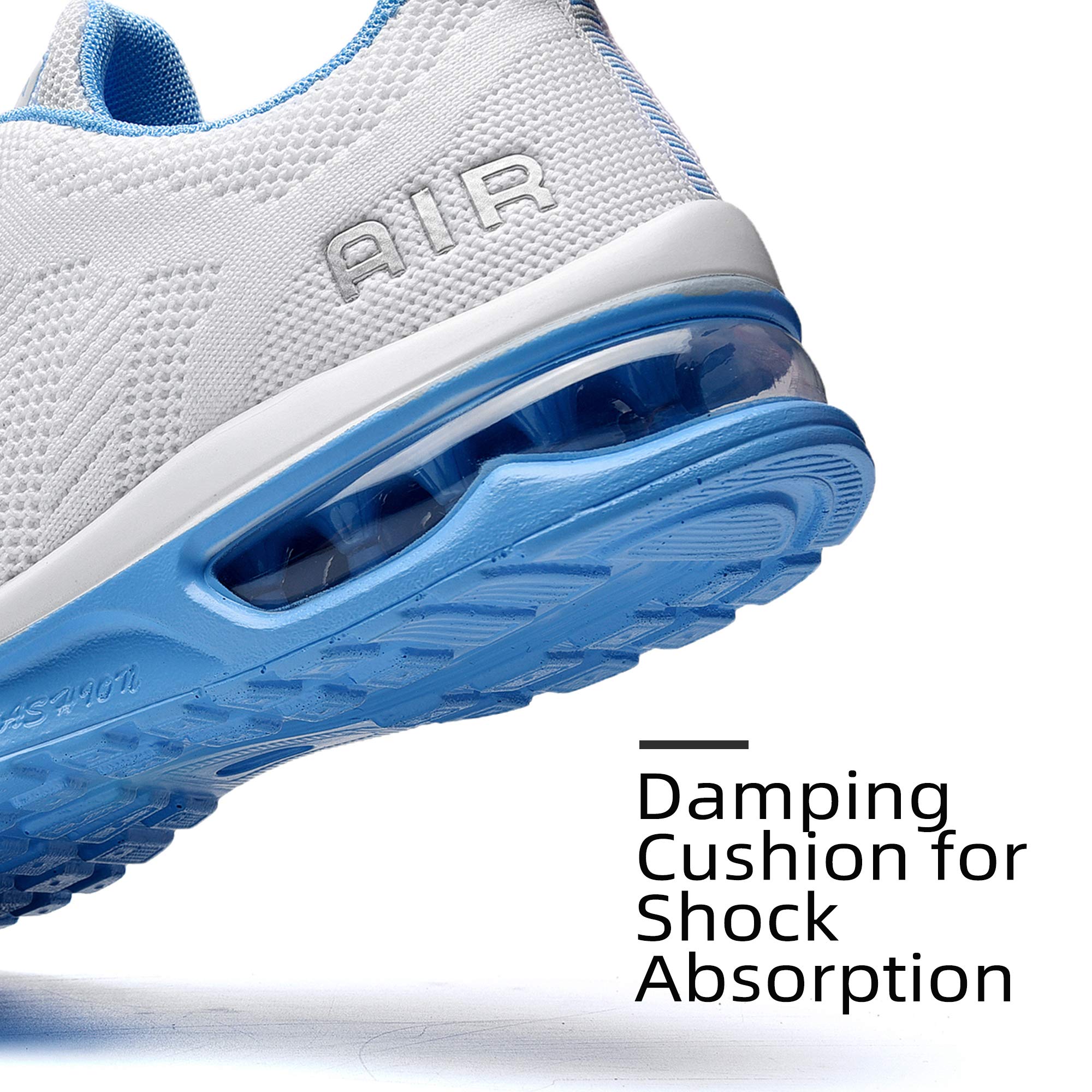 Lamincoa Women's Lightweight Walking & Running Shoes - Non-Slip Breathable Mesh Sneakers with Air Cushion for Gym, Workout, Tennis & Sports | Perfect for Jogging, Fitness Training & Daily Wear