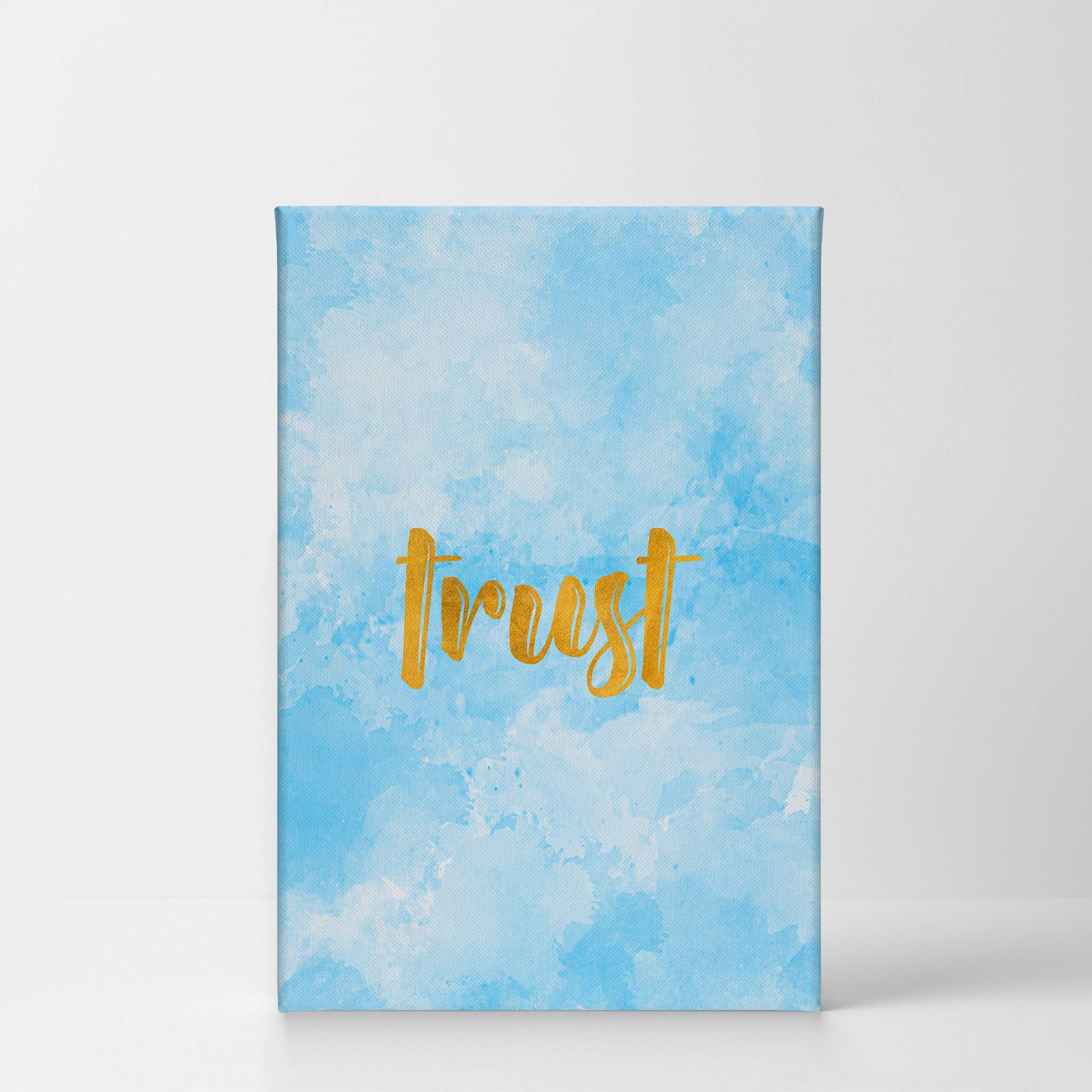 Bible Verse Canvas Wall Art - Christian Inspirational Gift for Home & Church