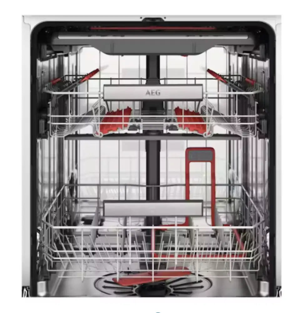 AEG FSE73800RO 600mm Fully Integrated Dishwasher with ComfortRails - Energy Efficient, Ultra Quiet for Modern Kitchens | Perfect for Small Families & Open-Plan Homes