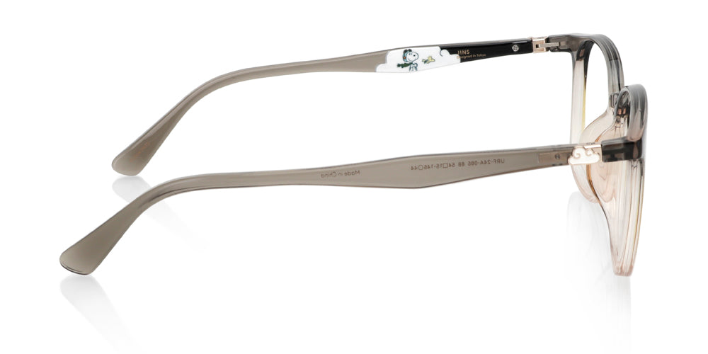 JINS x PEANUTS 085 Pilot Sunglasses - Classic Aviator Style with Snoopy Design - Perfect for Outdoor Activities, Driving, and Fashion Accessories