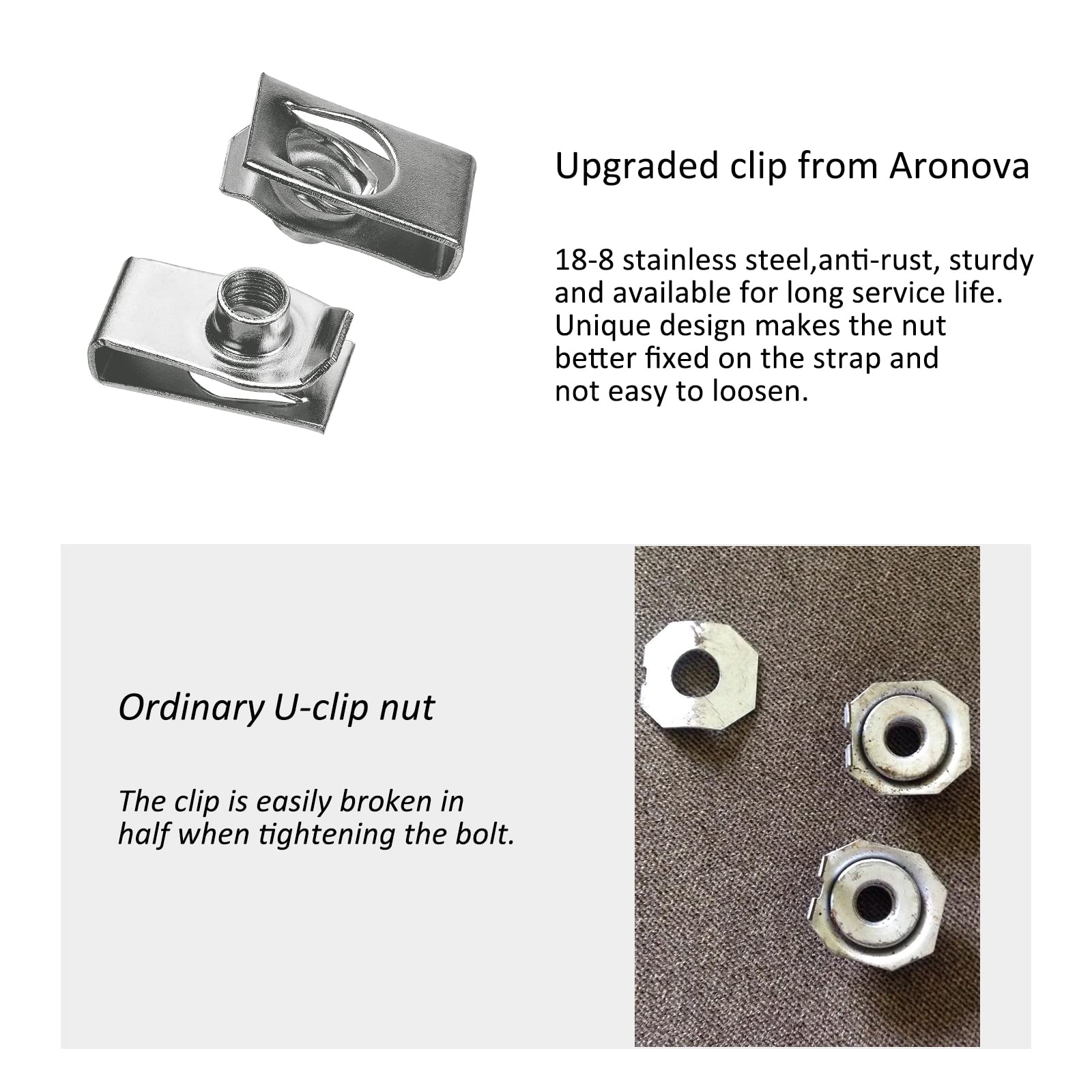 Stainless Steel Fuel Tank Strap Bolts for Chevy Silverado Yukon - Durable Auto Parts for Off-Road & Towing