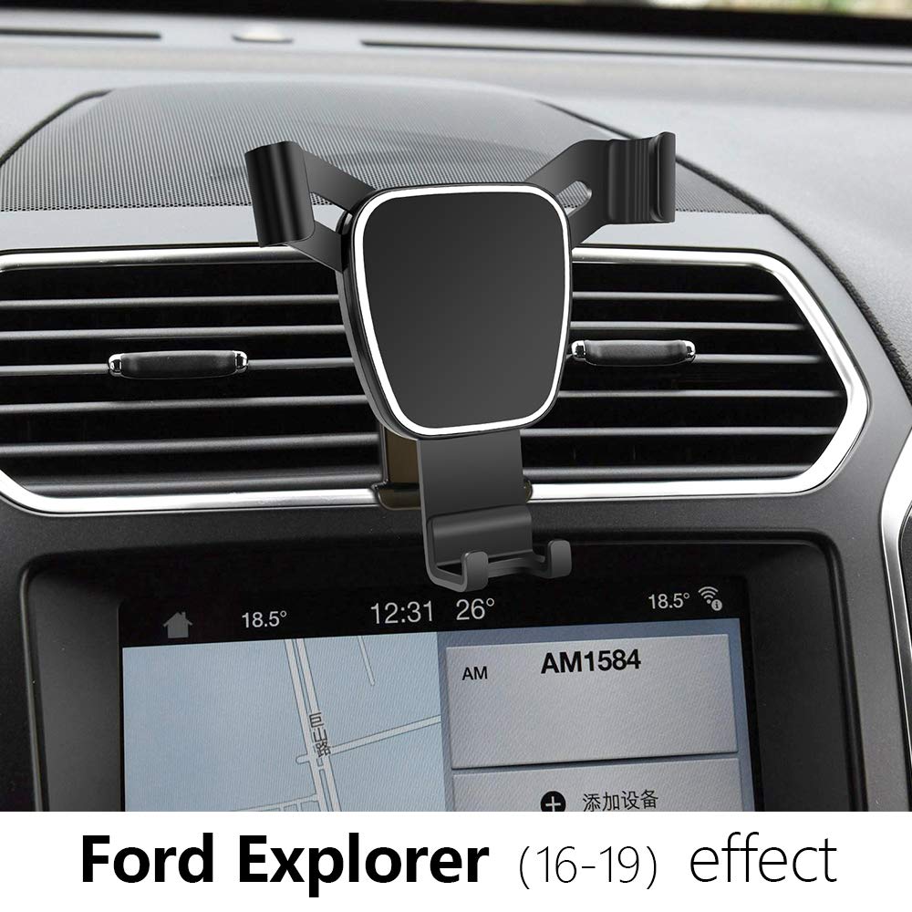 Universal Car Phone Holder Mount for 2016-2019 Ford Explorer - Dashboard & Air Vent Compatible - Hands-Free GPS Navigation Bracket - Perfect for Road Trips & Daily Commuting